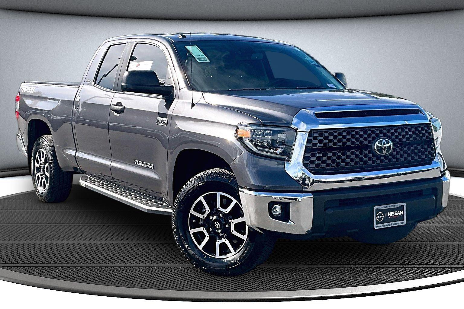 Magnetic Gray Metallic 2019 Toyota Tundra Pickup Truck Four-Wheel Drive 6-Speed Automatic
