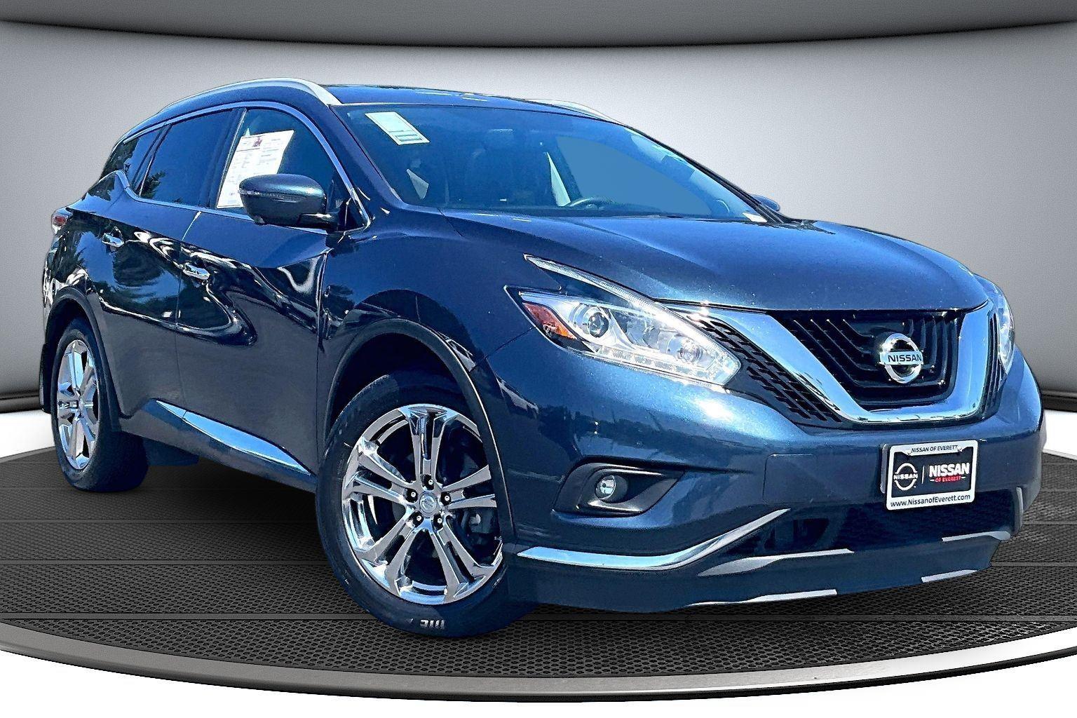 Arctic Blue Metallic 2017 Nissan Murano SUV / Crossover All-Wheel Drive Continuously Variable Transmission