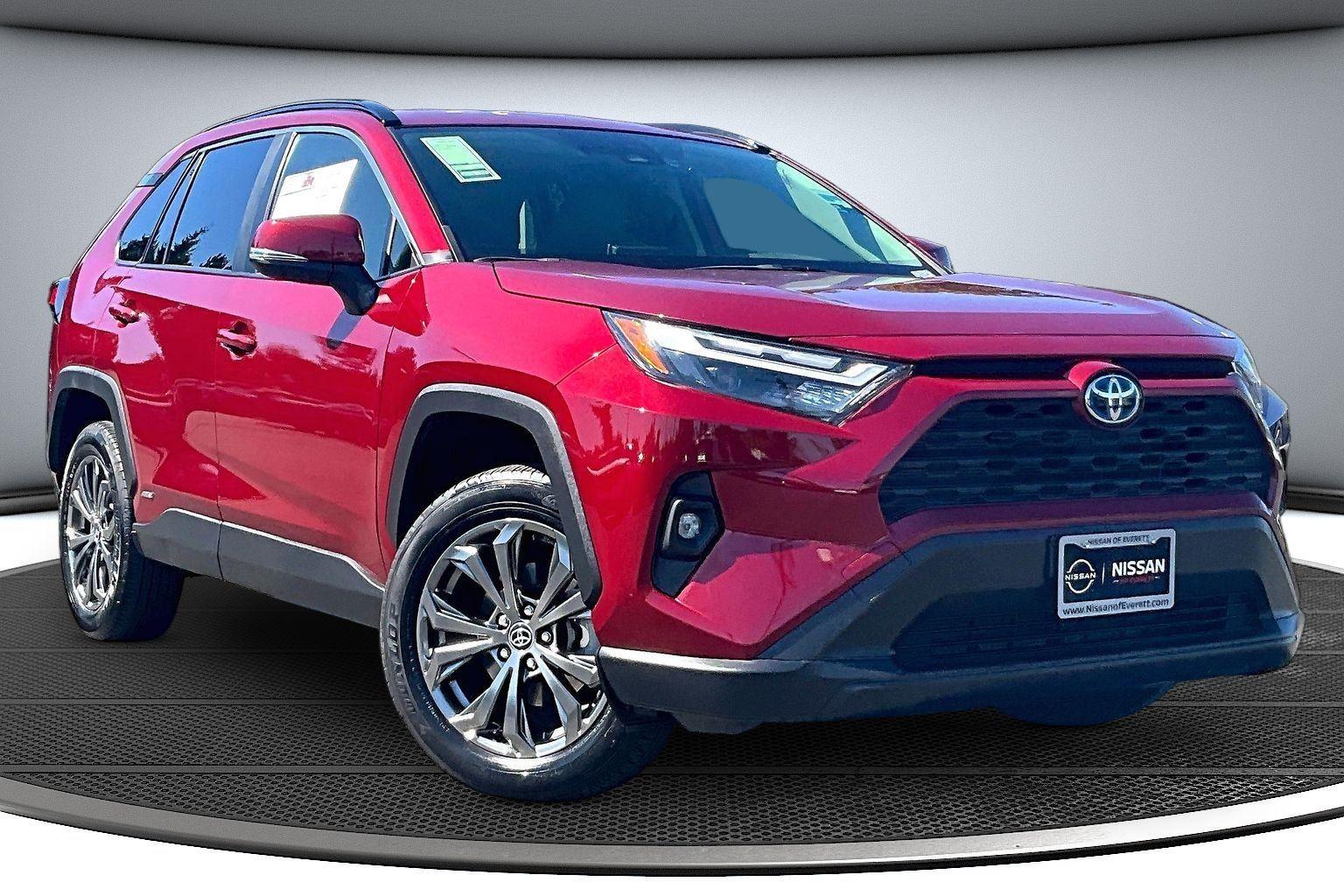 Red (Ruby Flare Pearl) 2022 Toyota RAV4 Hybrid SUV / Crossover All-Wheel Drive Continuously Variable Transmission