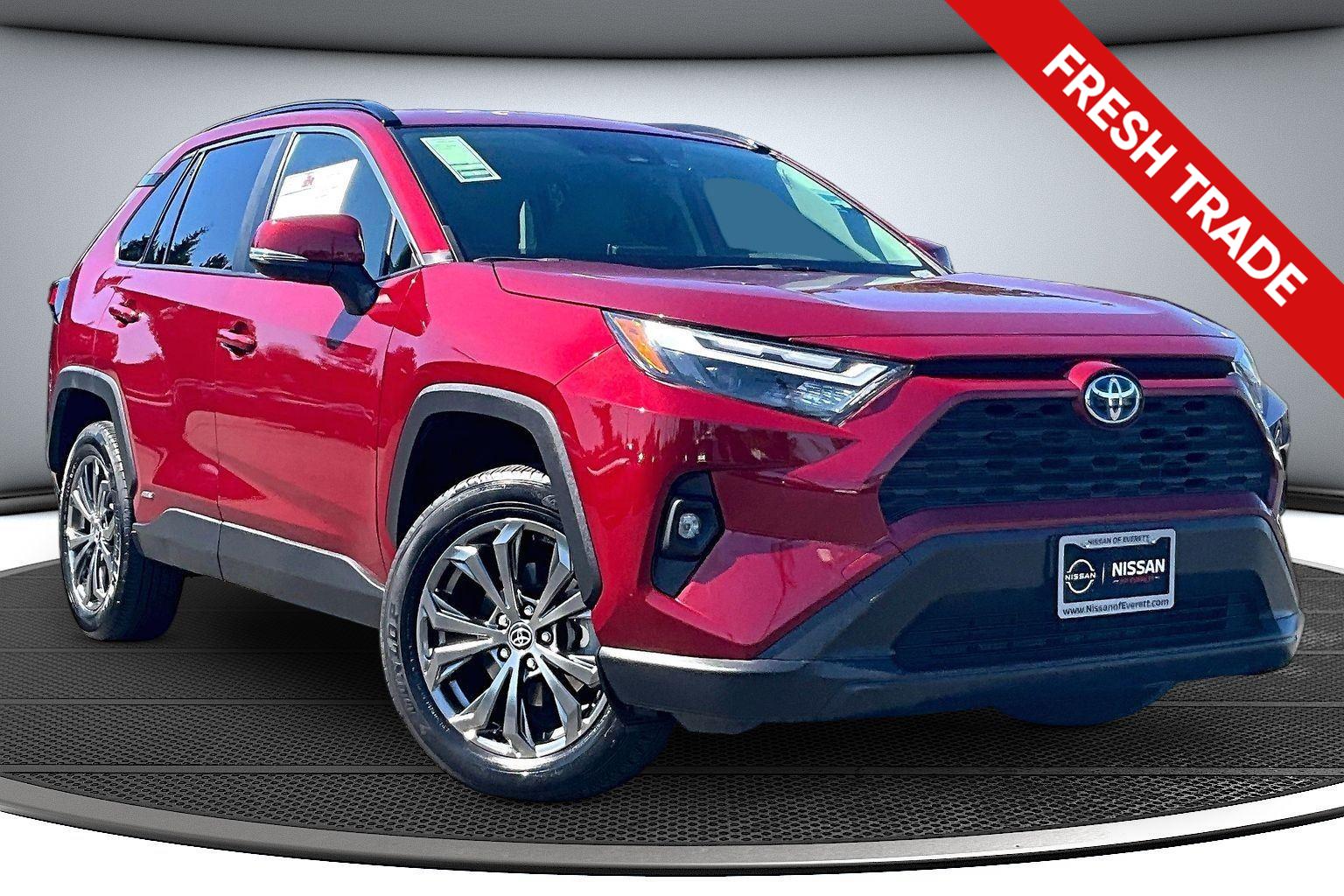 Red (Ruby Flare Pearl) 2022 Toyota RAV4 Hybrid SUV / Crossover All-Wheel Drive Continuously Variable Transmission