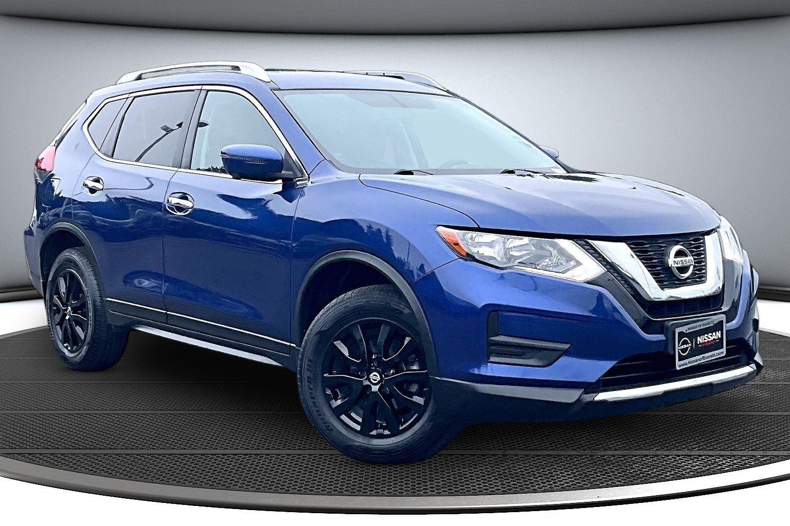 Caspian Blue 2017 Nissan Rogue SUV / Crossover All-Wheel Drive Continuously Variable Transmission