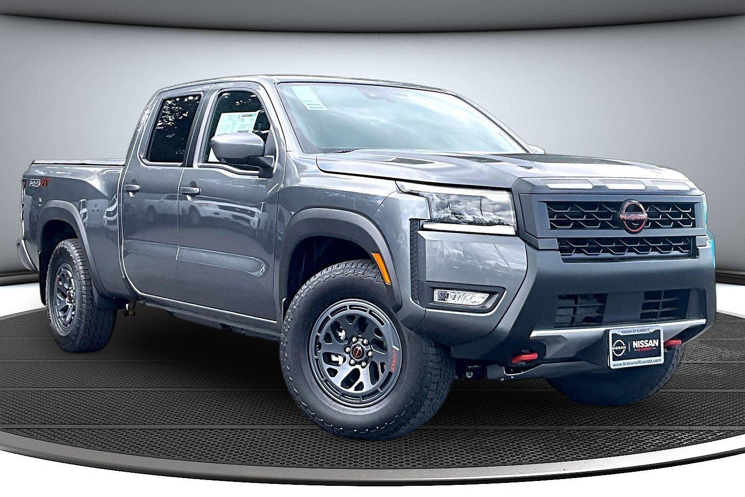 Gray (Gun Metallic) 2026 Nissan Frontier Pickup Truck Four-Wheel Drive Automatic