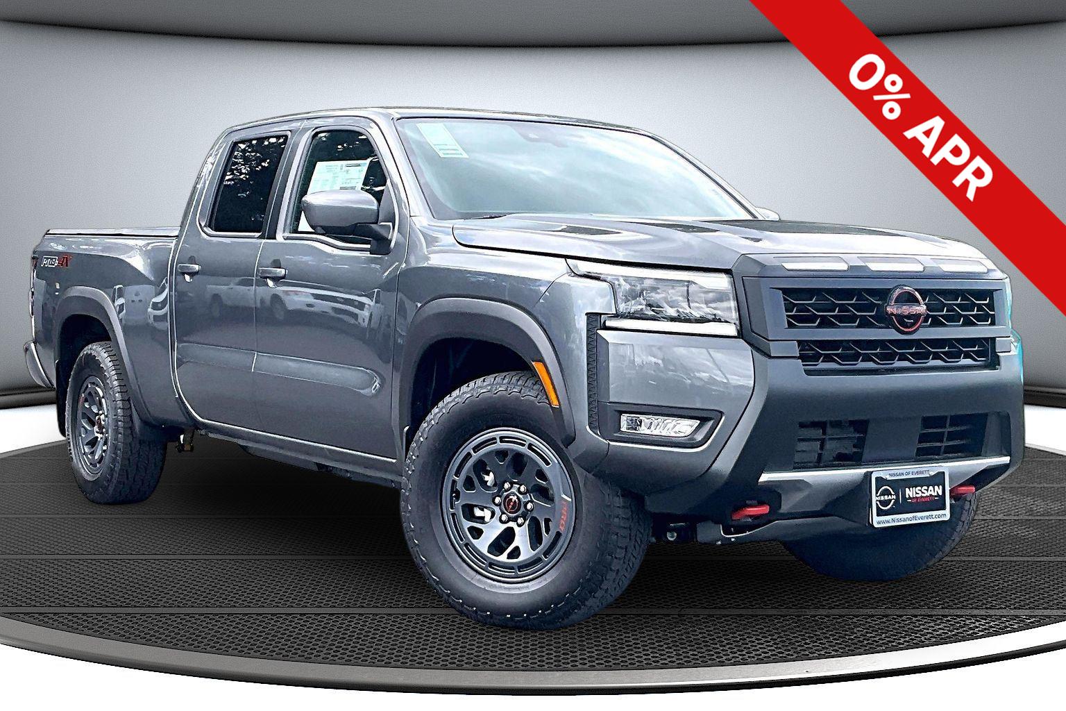 Gray (Gun Metallic) 2026 Nissan Frontier Pickup Truck Four-Wheel Drive Automatic