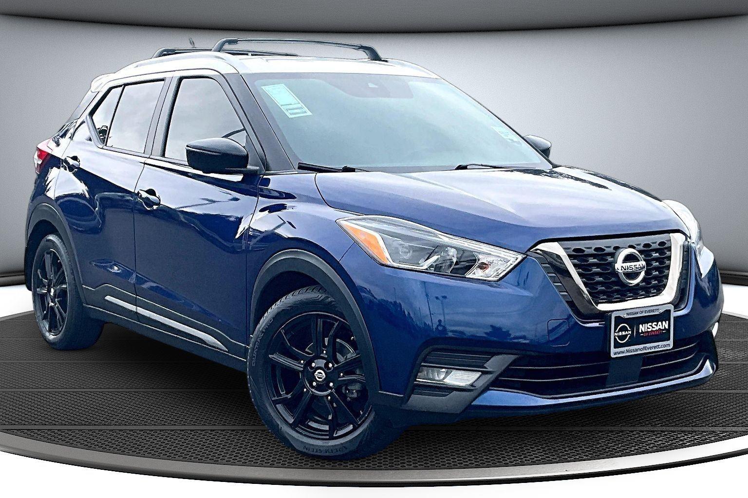 Deep Blue Pearl/Fresh Powder 2020 Nissan Kicks SUV / Crossover Front-Wheel Drive Continuously Variable Transmission