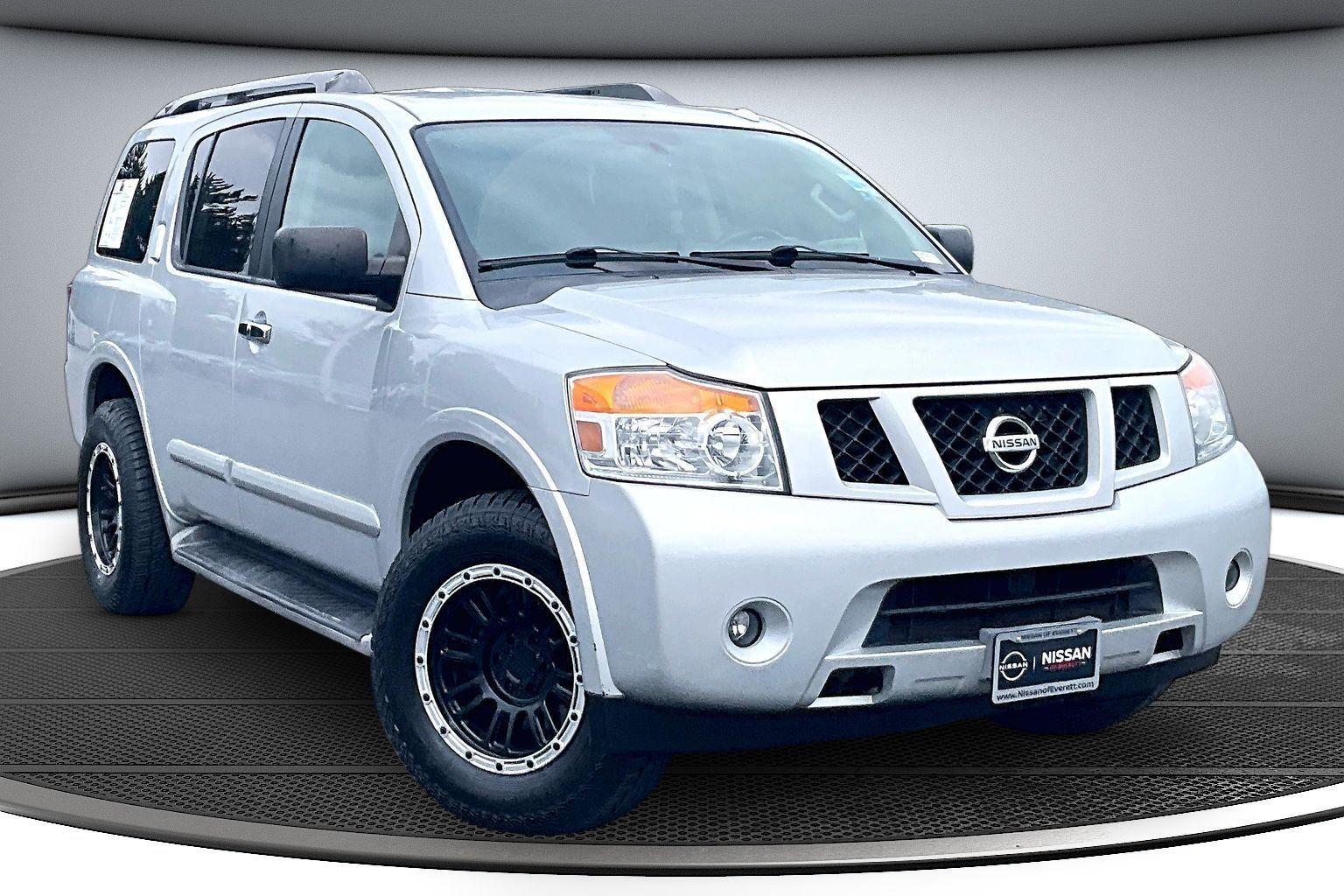 Brilliant Silver 2015 Nissan Armada SUV / Crossover Four-Wheel Drive Automatic