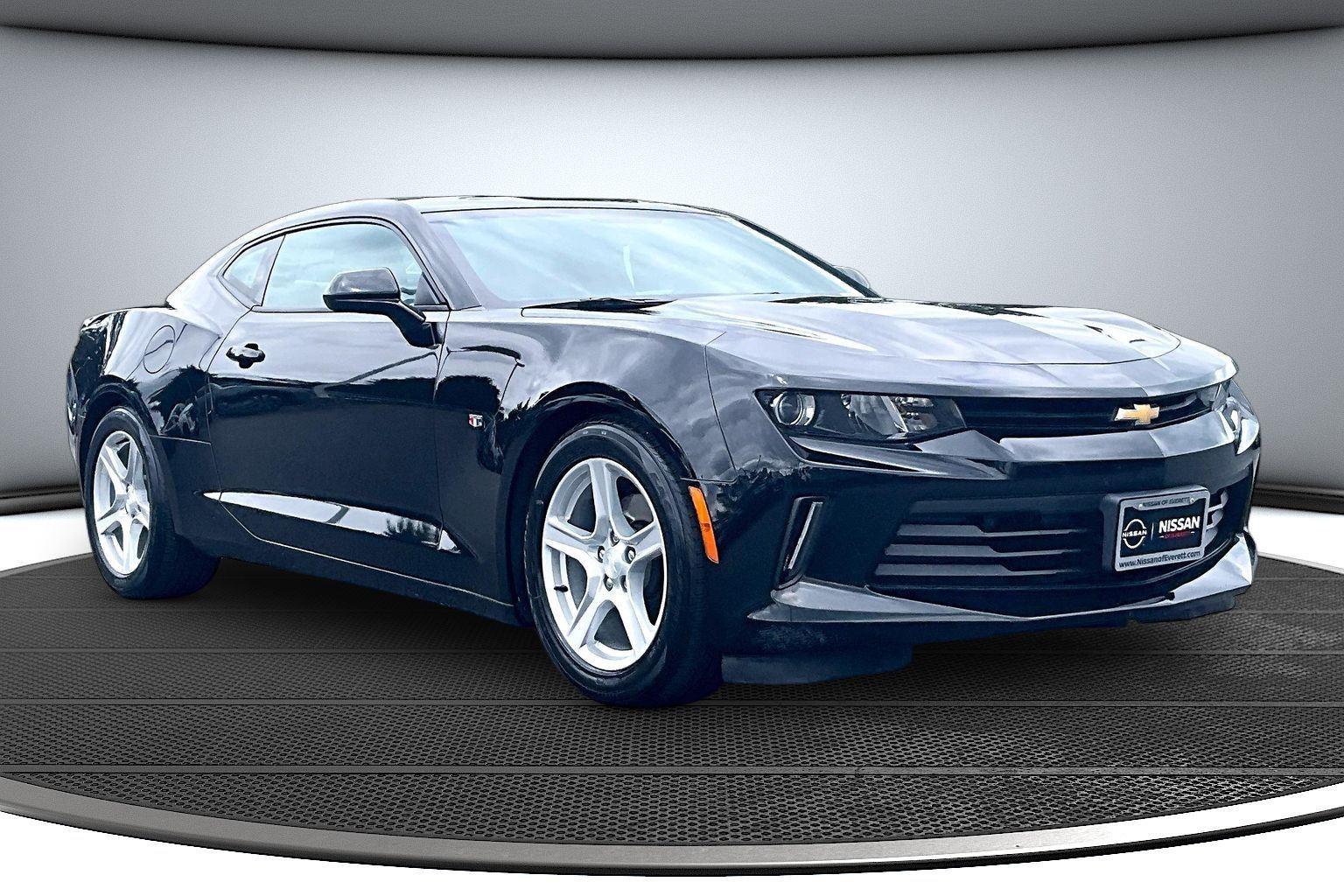 Mosaic Black Metallic 2018 Chevrolet Camaro Coupe Rear-Wheel Drive 8-Speed Automatic