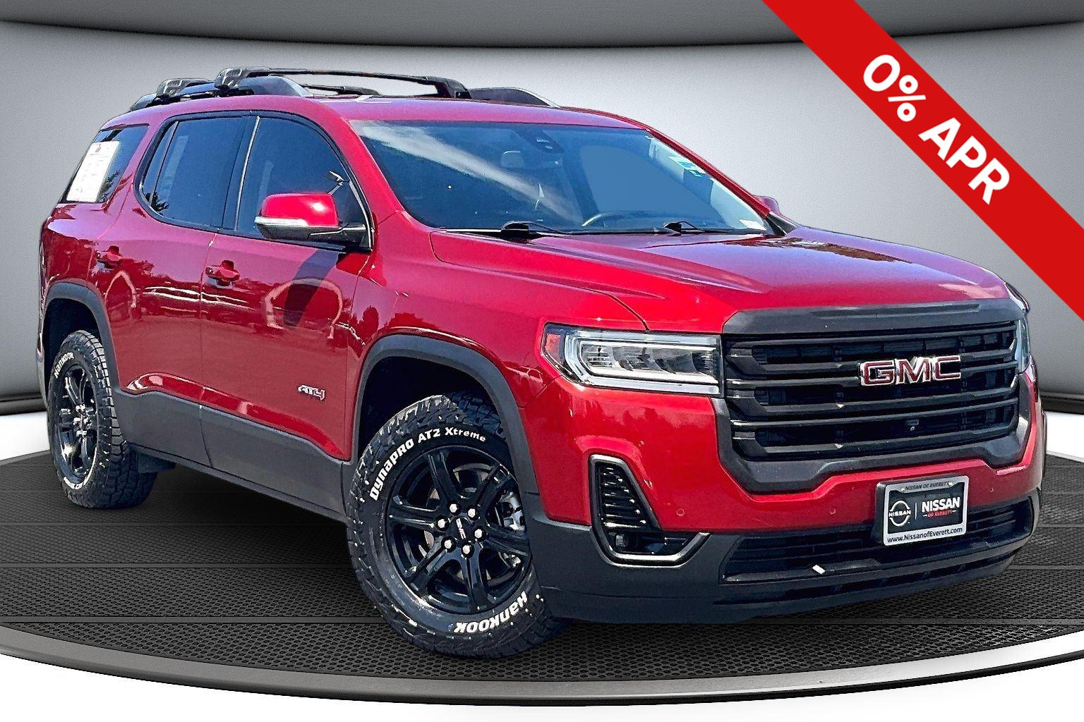 Cayenne Red Tintcoat 2021 GMC Acadia SUV / Crossover Four-Wheel Drive 9-Speed Automatic