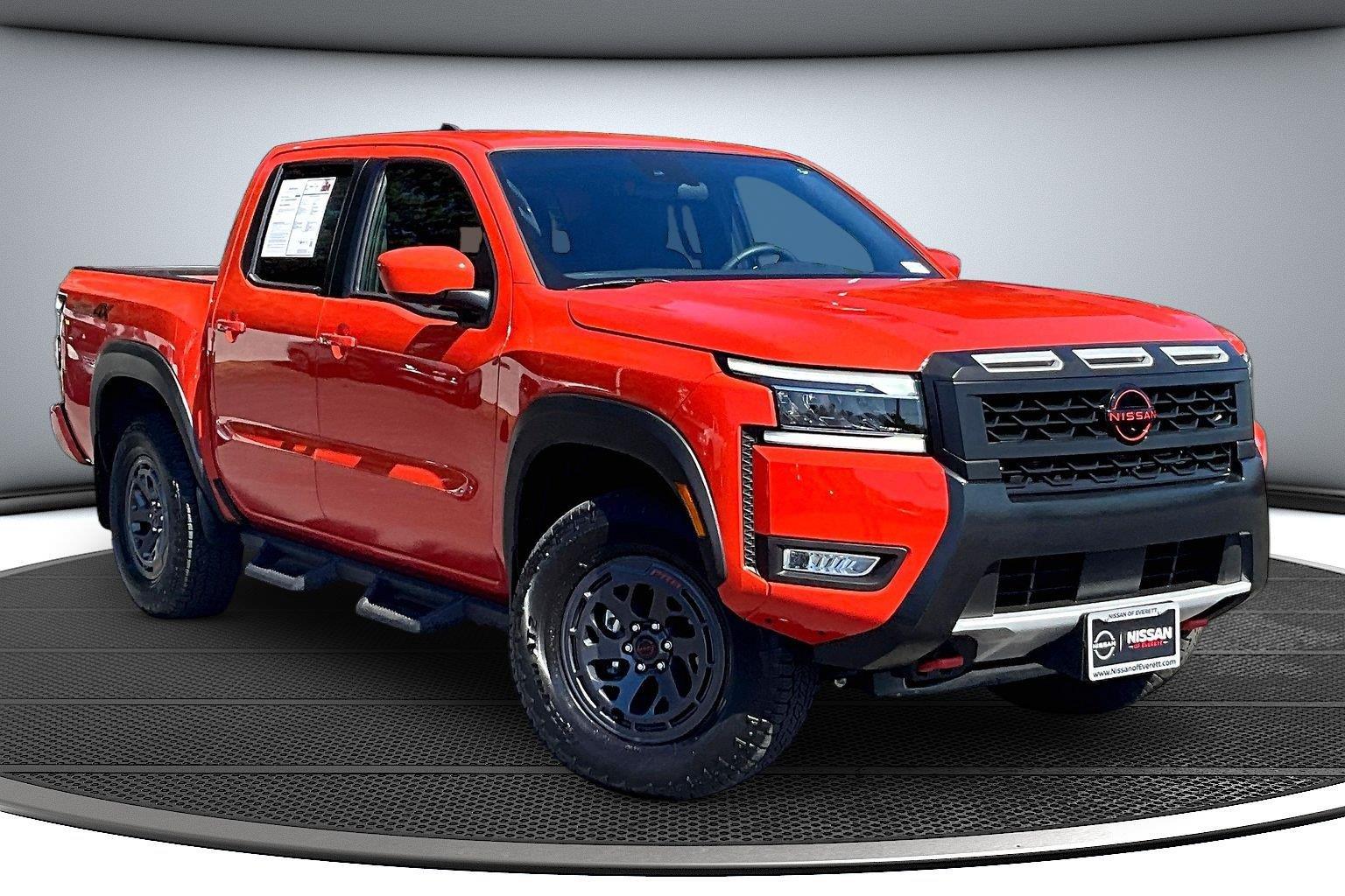 Afterburn Orange 2025 Nissan Frontier Pickup Truck Four-Wheel Drive Automatic