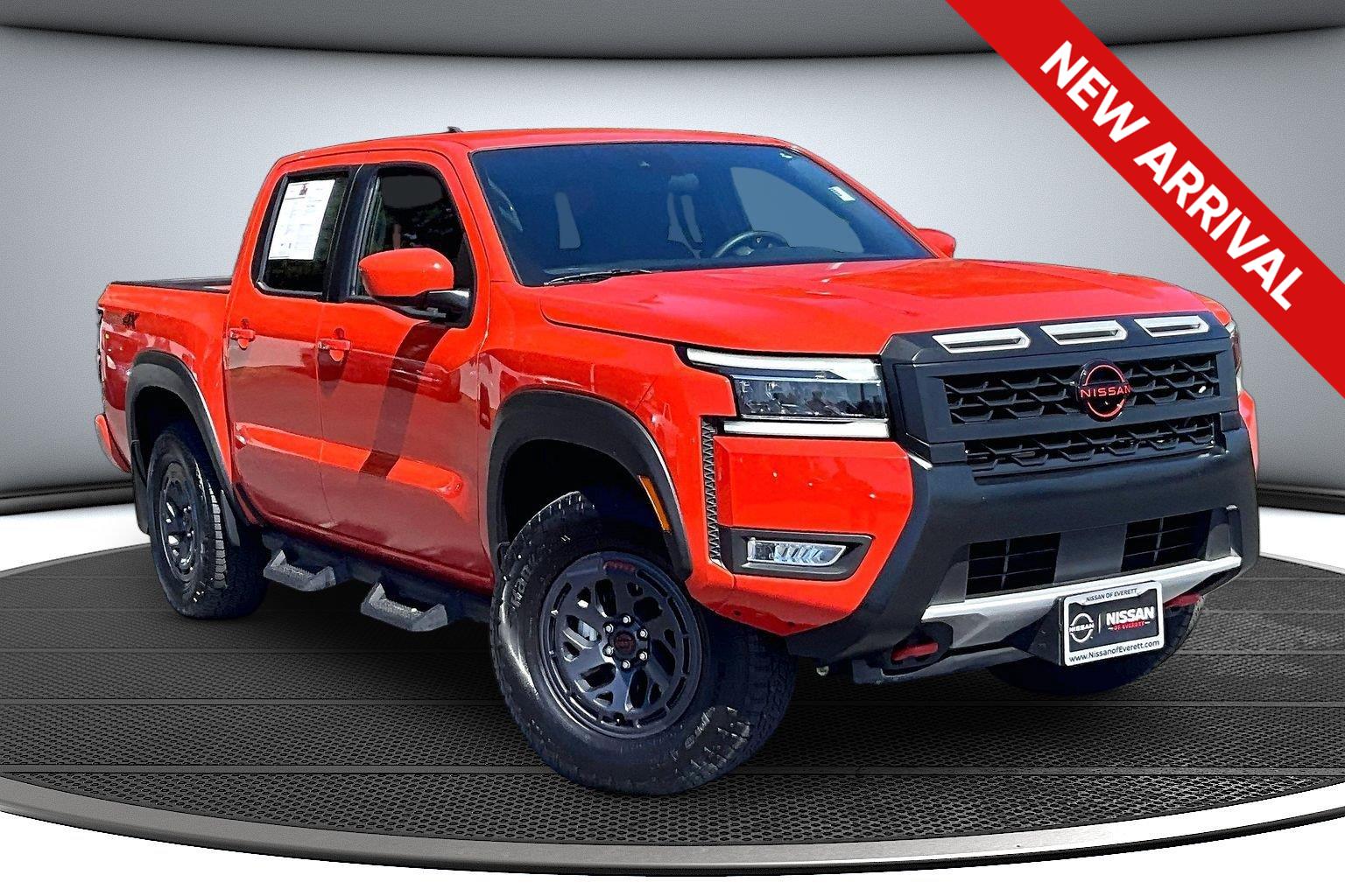 Afterburn Orange 2025 Nissan Frontier Pickup Truck Four-Wheel Drive Automatic