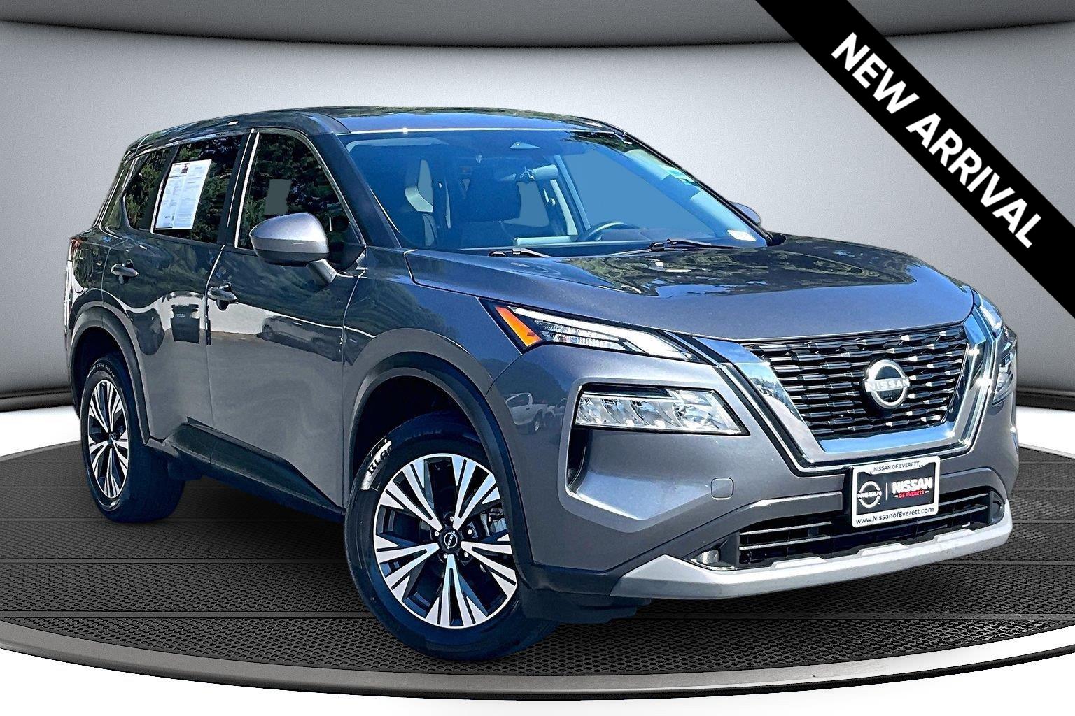 Boulder Gray Pearl/Super Black 2023 Nissan Rogue SUV / Crossover All-Wheel Drive Continuously Variable Transmission