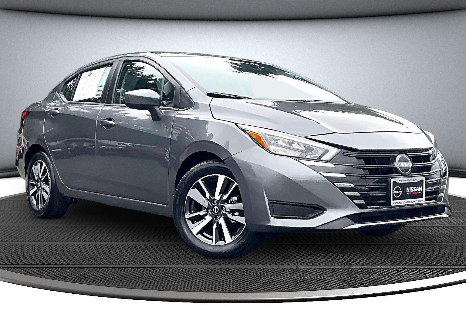 Gray (Gun Metallic) 2025 Nissan Versa Sedan Front-Wheel Drive Continuously Variable Transmission