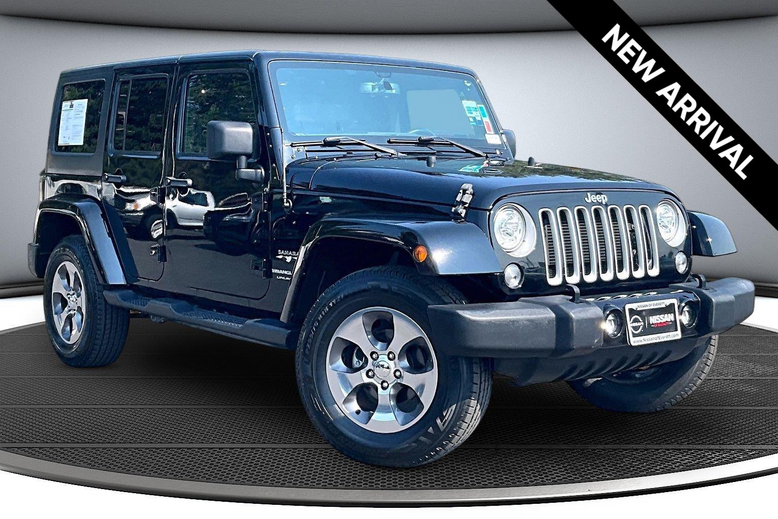 Black Clearcoat 2018 Jeep Wrangler SUV / Crossover Four-Wheel Drive 5-Speed Automatic