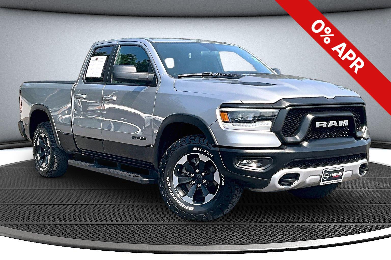 Billet Silver Metallic Clearcoat 2020 RAM 1500 Pickup Truck Four-Wheel Drive 8-Speed Automatic