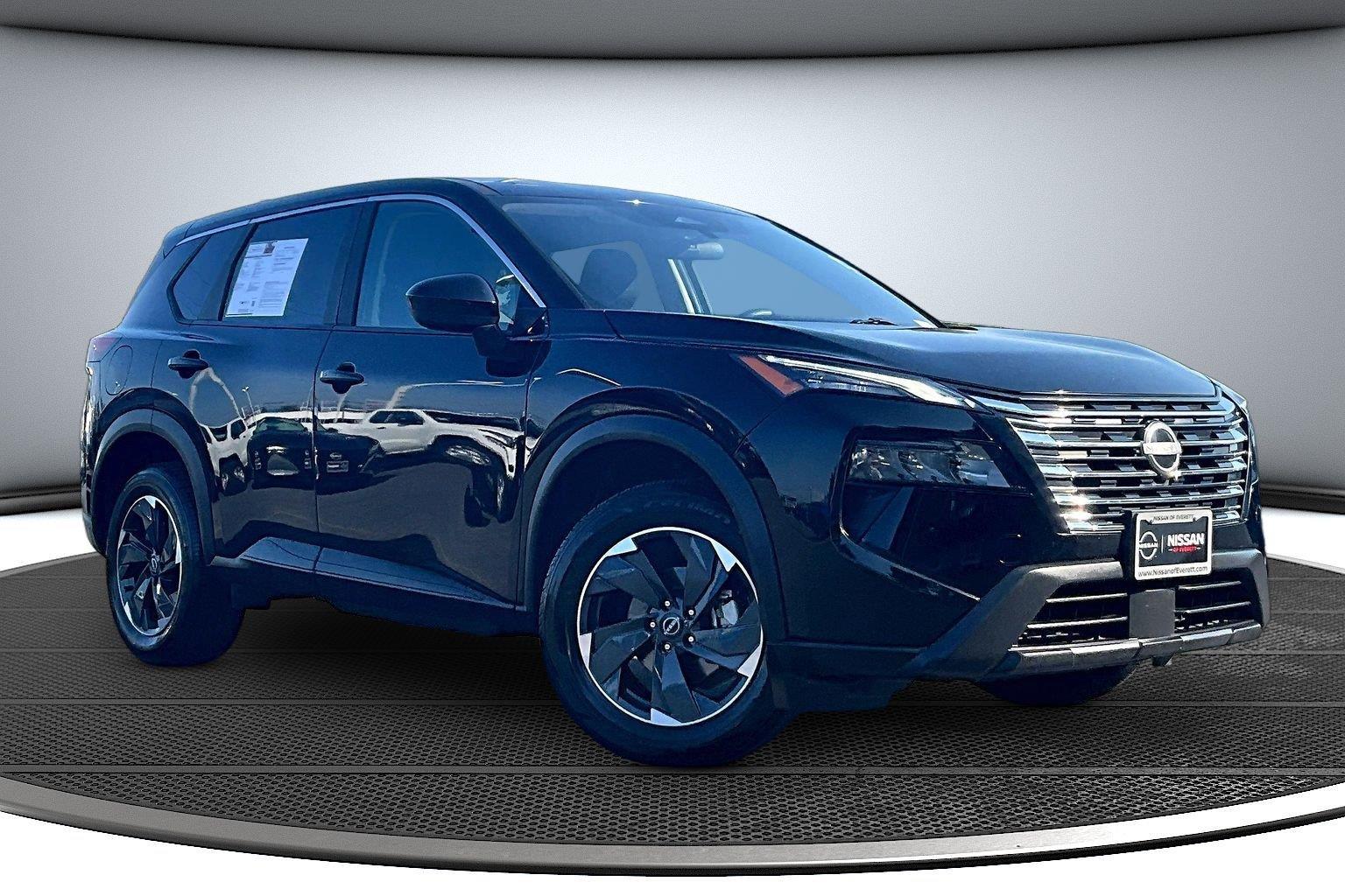Super Black 2024 Nissan Rogue SUV / Crossover All-Wheel Drive Continuously Variable Transmission