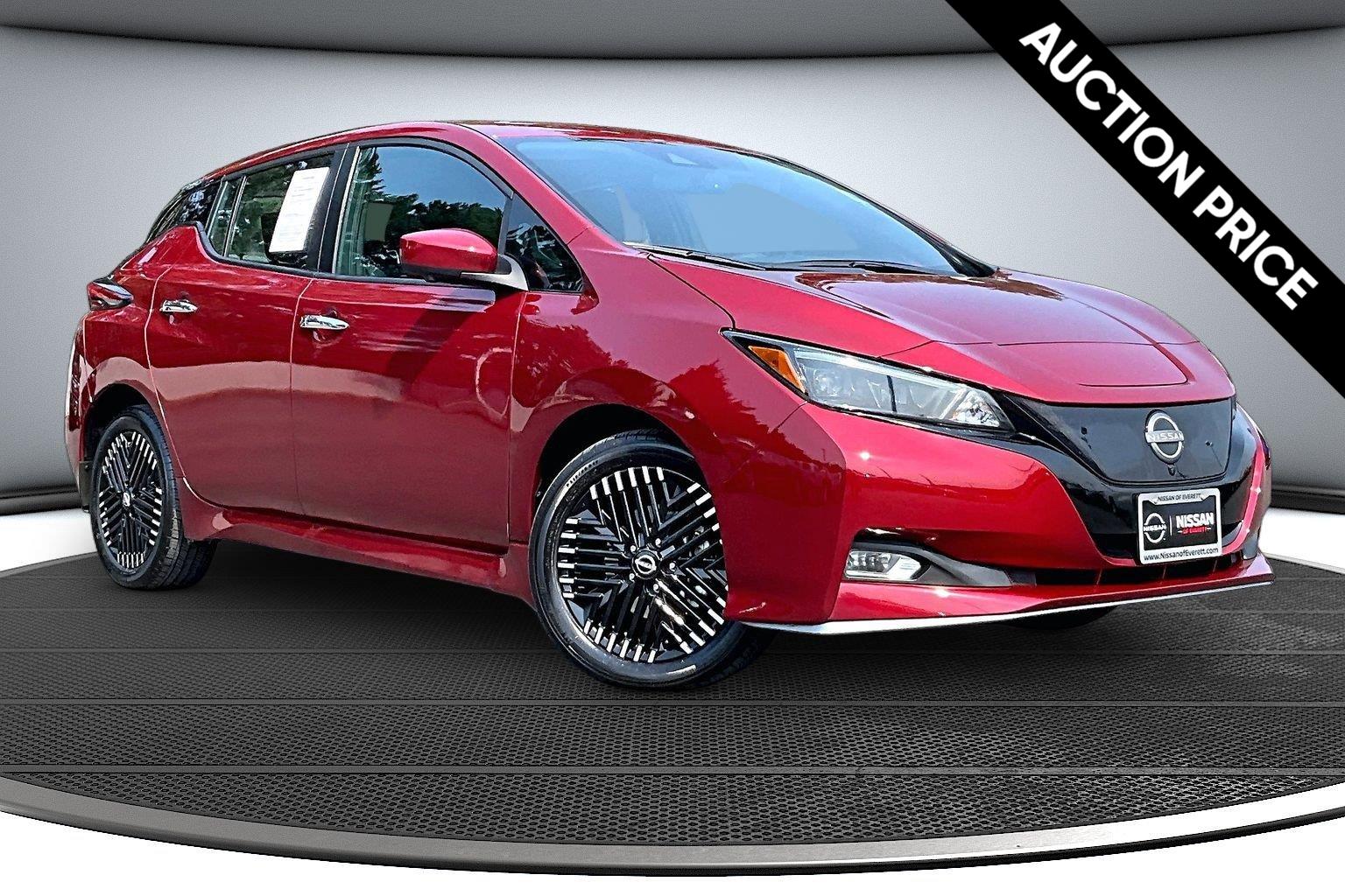 Red (Scarlet Ember) 2024 Nissan LEAF Hatchback Front-Wheel Drive Automatic