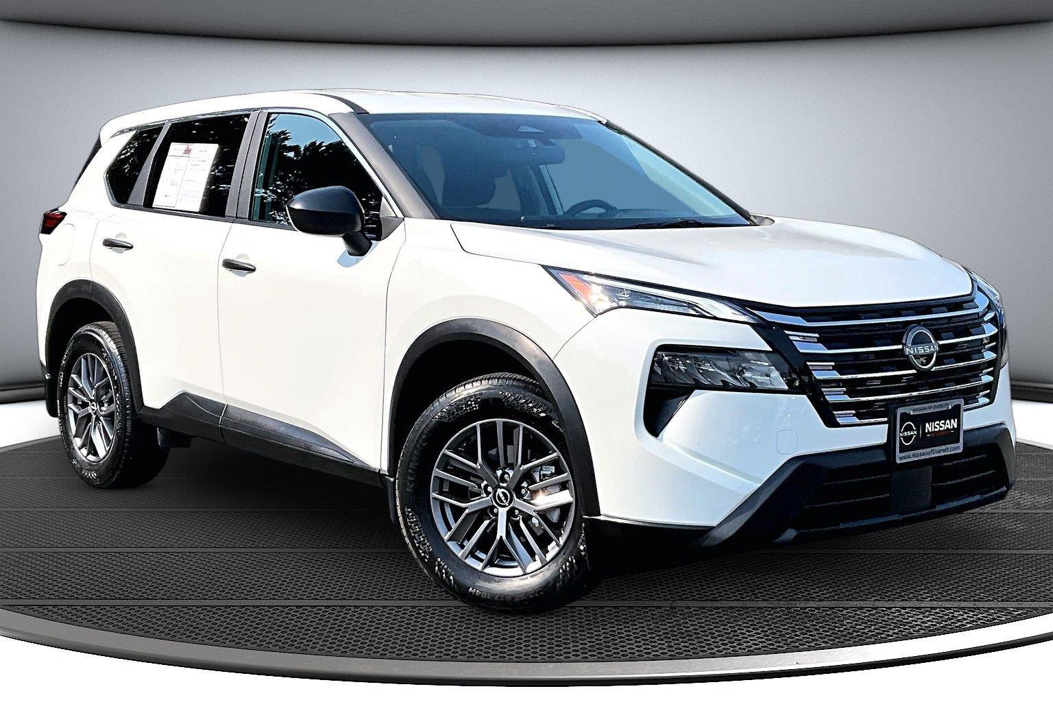 Glacier White 2025 Nissan Rogue SUV / Crossover All-Wheel Drive Continuously Variable Transmission