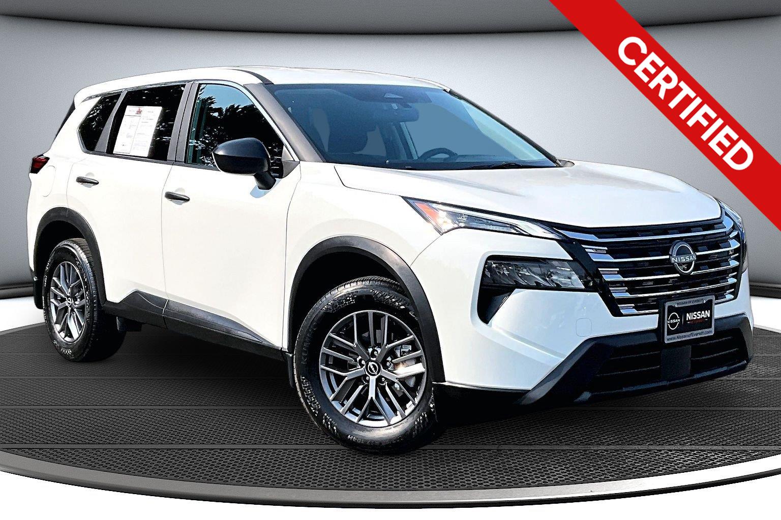 Glacier White 2025 Nissan Rogue SUV / Crossover All-Wheel Drive Continuously Variable Transmission