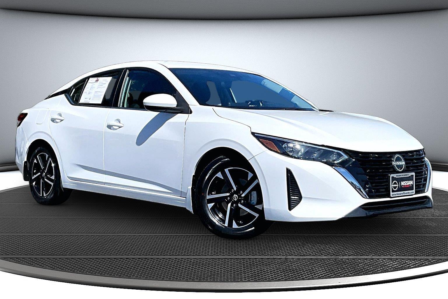 White (Fresh Powder) 2024 Nissan Sentra Sedan Front-Wheel Drive Continuously Variable Transmission