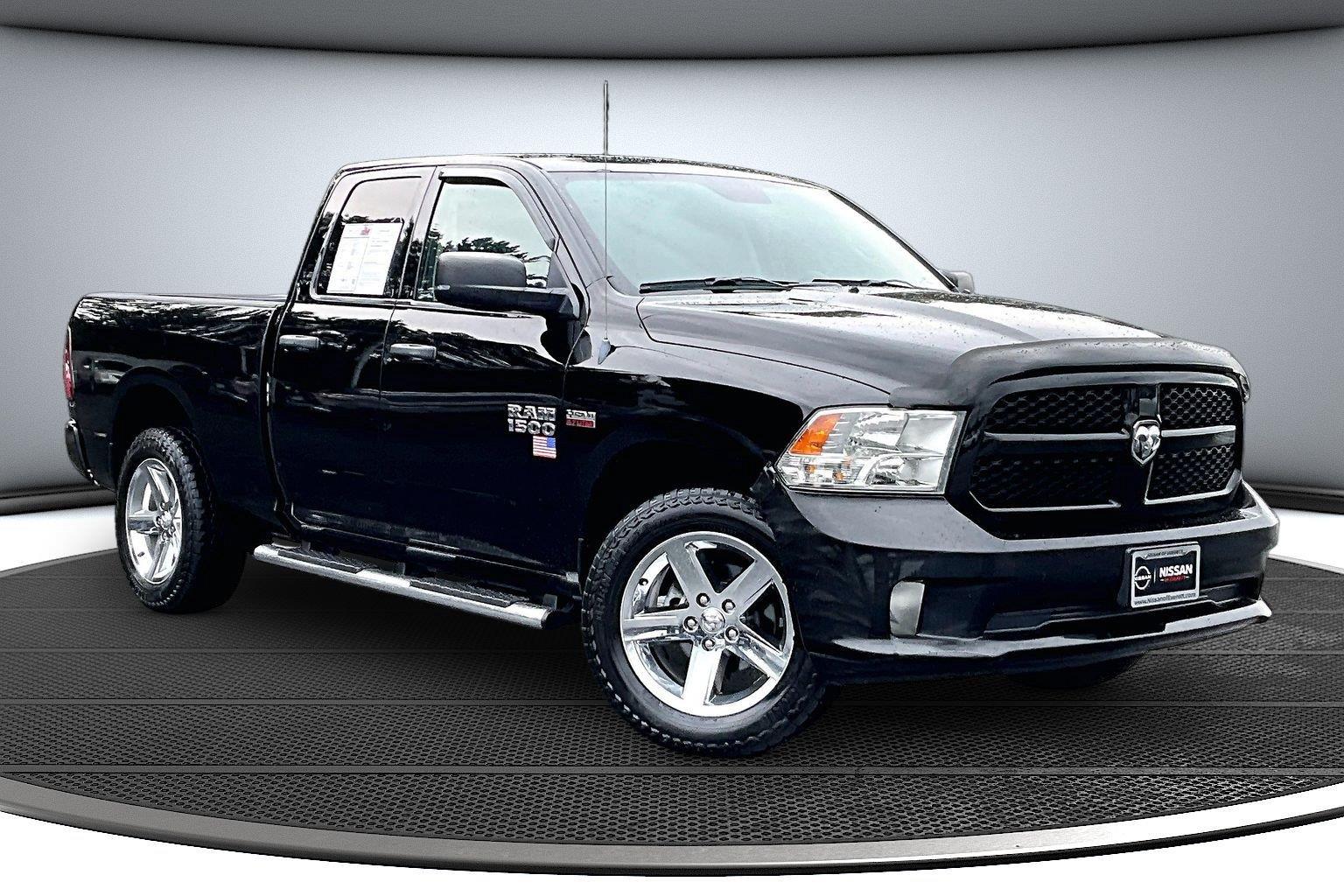 Black 2013 RAM 1500 Pickup Truck Four-Wheel Drive 6-Speed Automatic