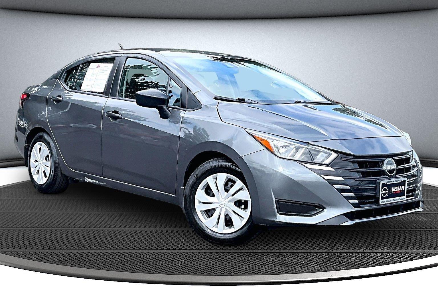 Gray (Gun Metallic) 2023 Nissan Versa Sedan Front-Wheel Drive Continuously Variable Transmission