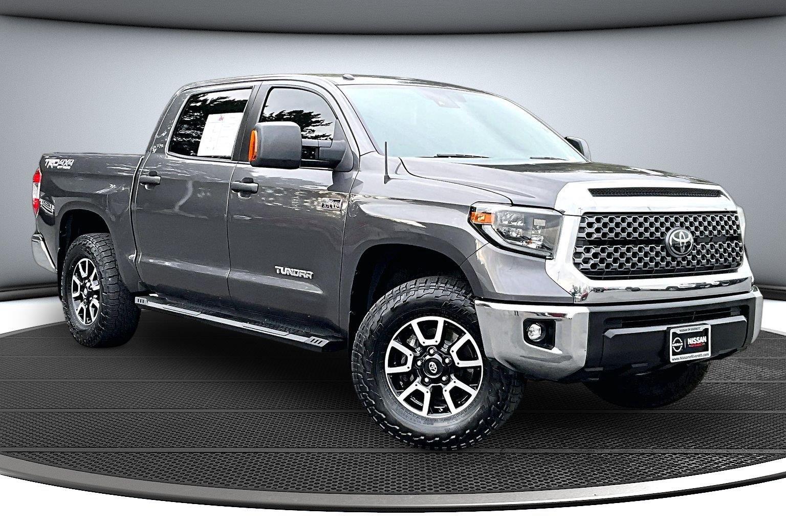 Magnetic Gray Metallic 2019 Toyota Tundra Pickup Truck Four-Wheel Drive Automatic