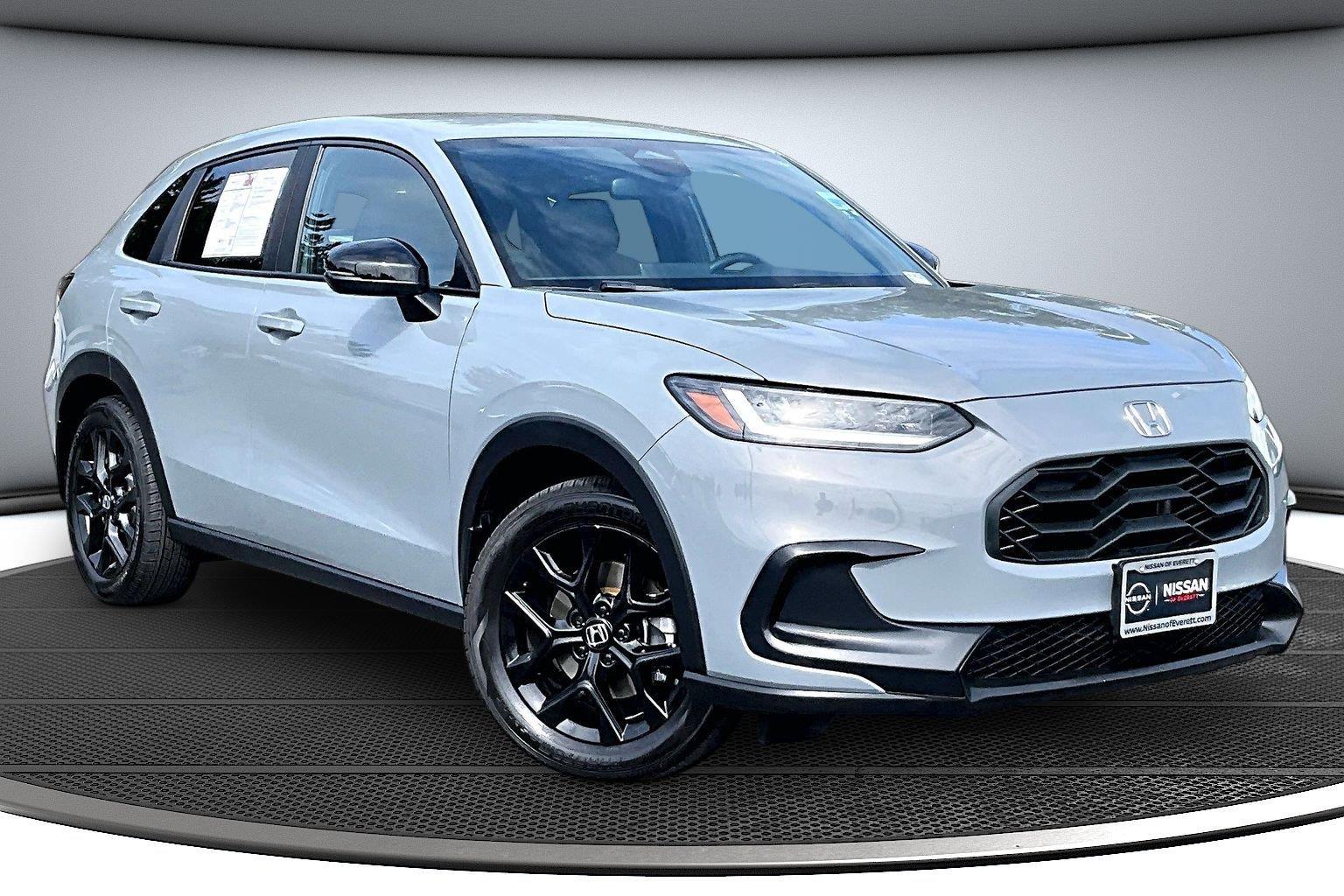 Urban Gray Pearl 2024 Honda HR-V SUV / Crossover Front-Wheel Drive Continuously Variable Transmission