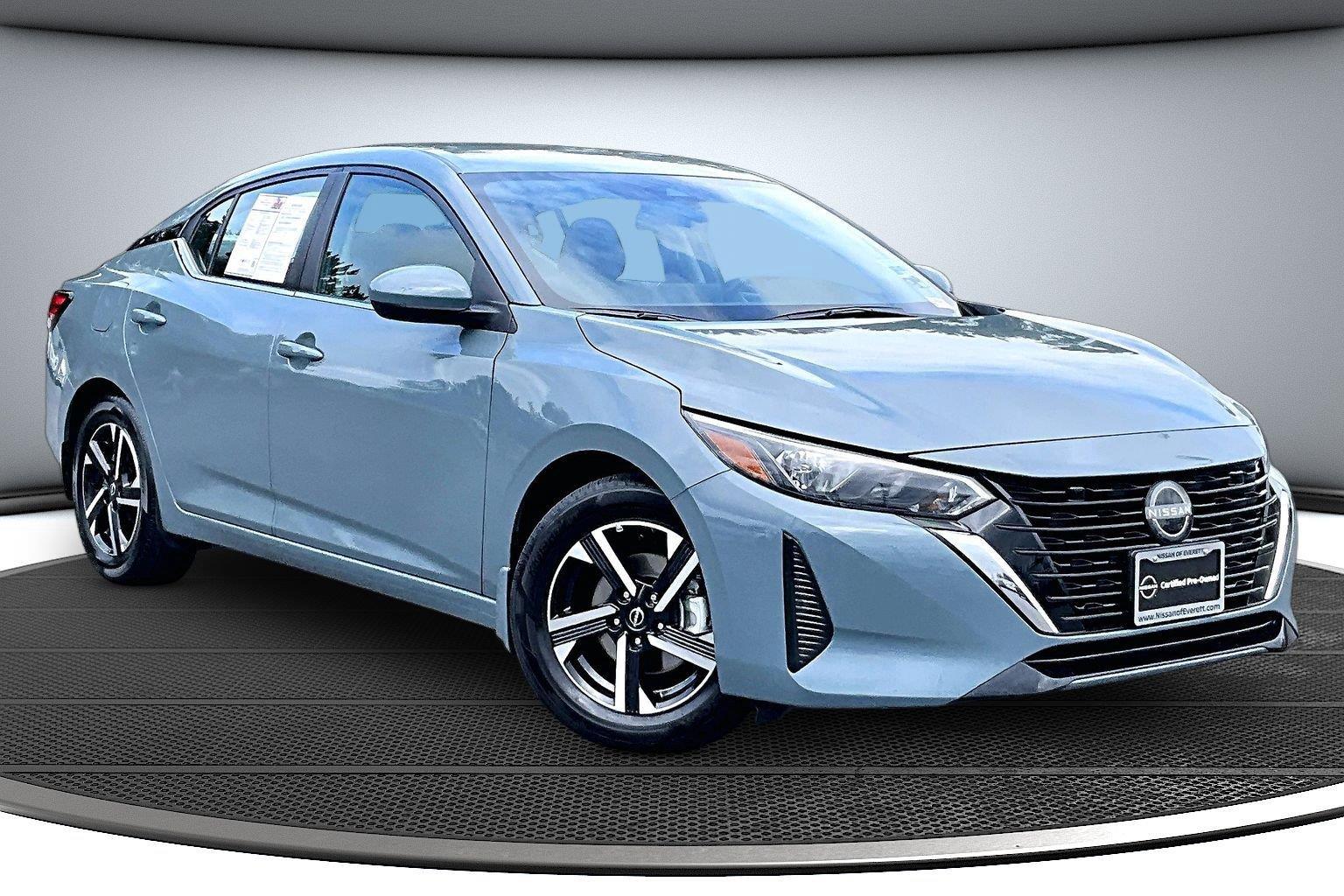 Atlantic Gray Metallic 2025 Nissan Sentra Sedan Front-Wheel Drive Continuously Variable Transmission