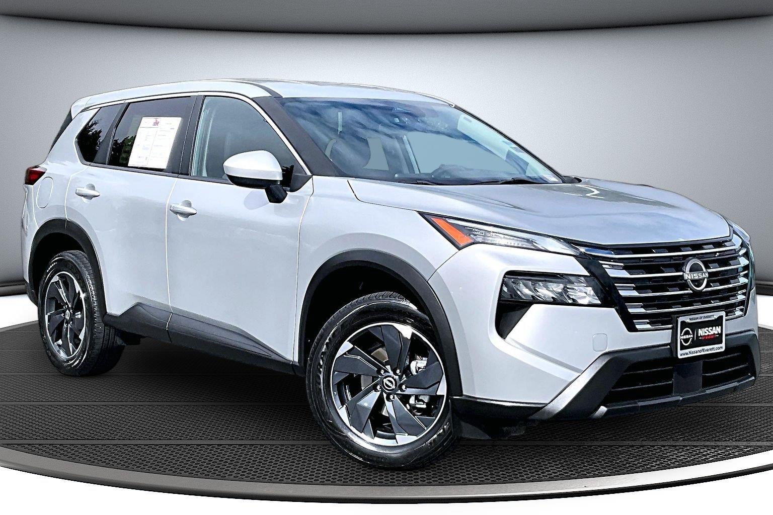 Brilliant Silver Metallic 2024 Nissan Rogue SUV / Crossover All-Wheel Drive Continuously Variable Transmission