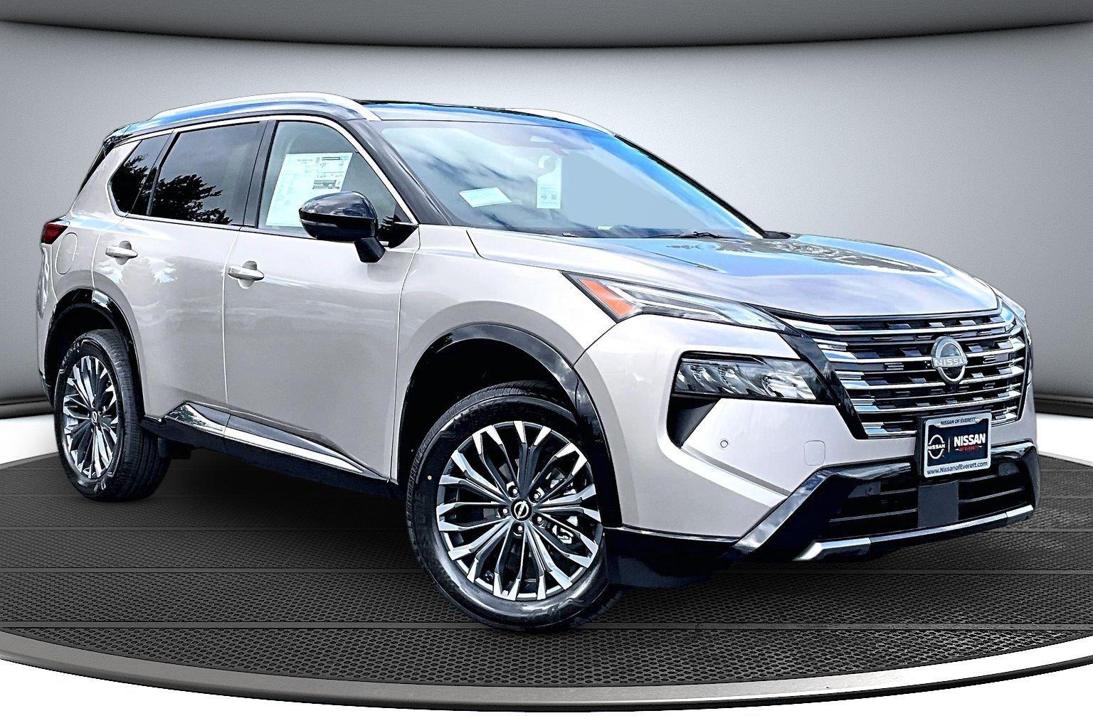 Champagne Silver Metallic/Super Black 2026 Nissan Rogue SUV / Crossover All-Wheel Drive Continuously Variable Transmission