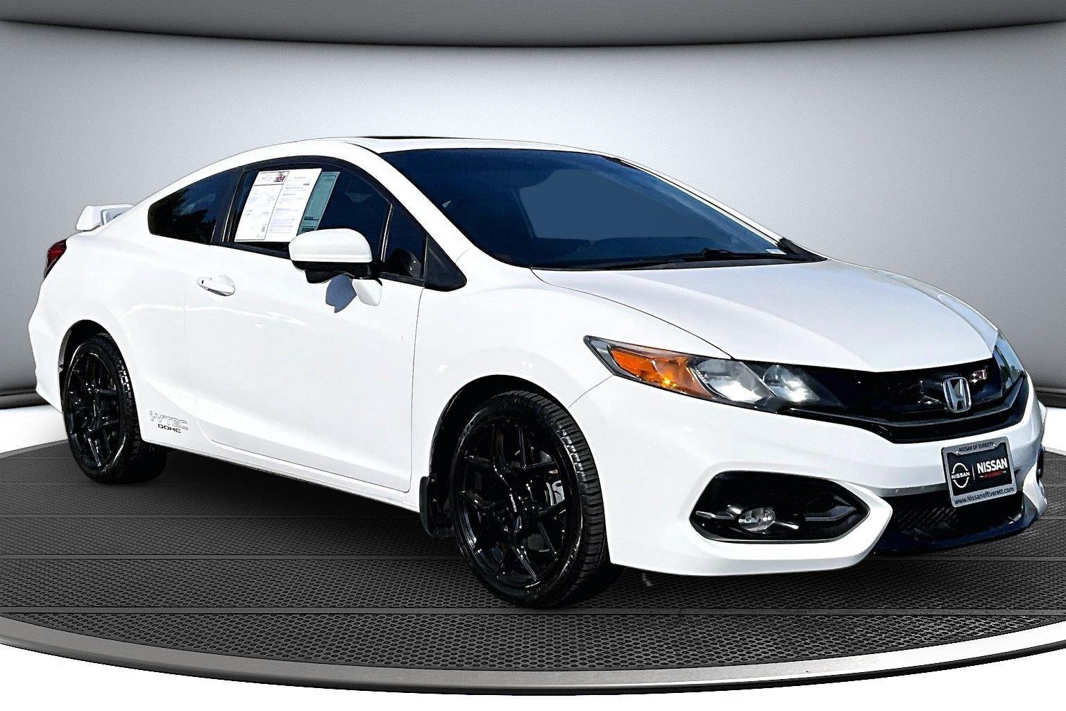 Taffeta White 2015 Honda Civic Coupe Coupe Front-Wheel Drive Manual