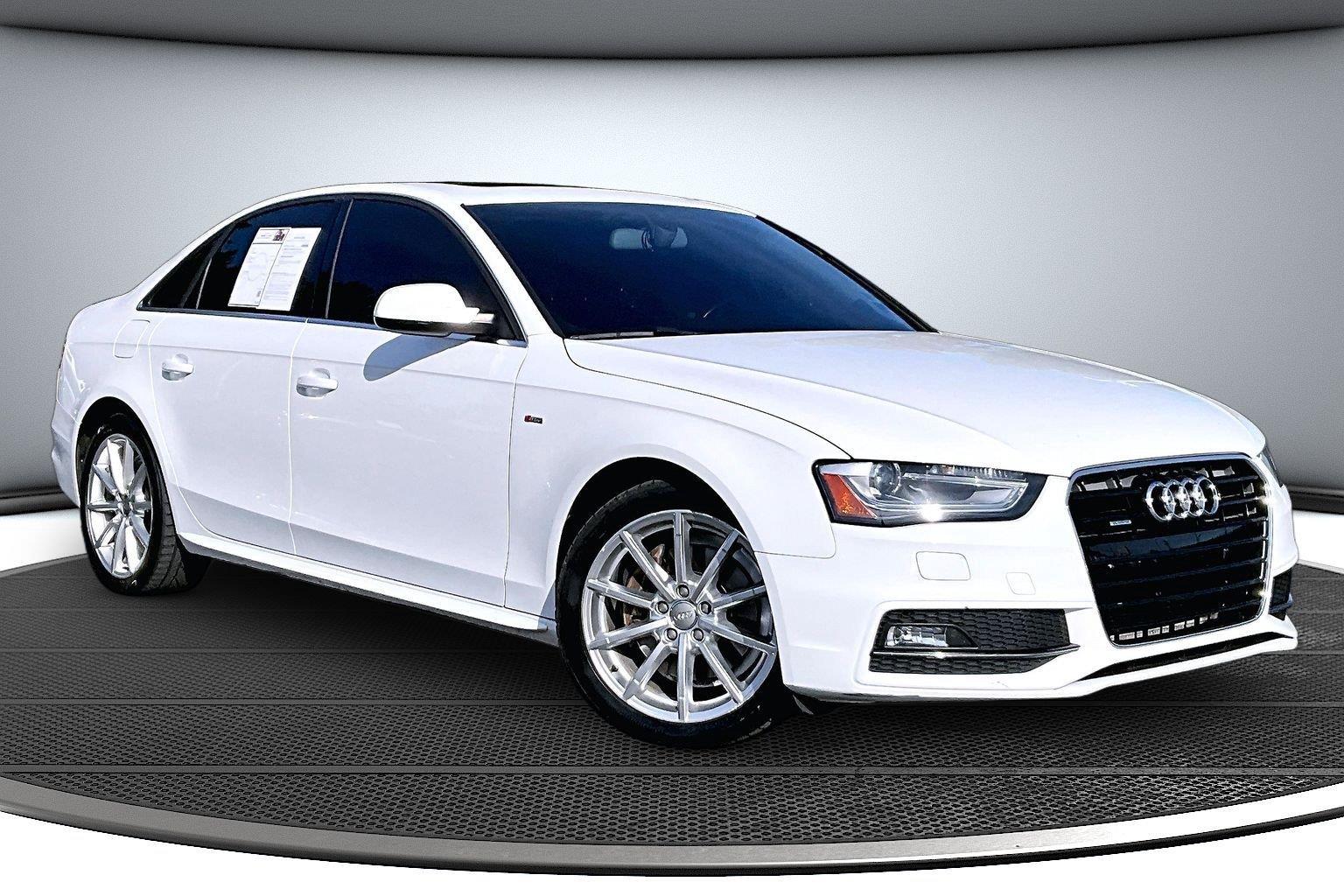 Ibis White 2015 Audi A4 Sedan All-Wheel Drive Automatic