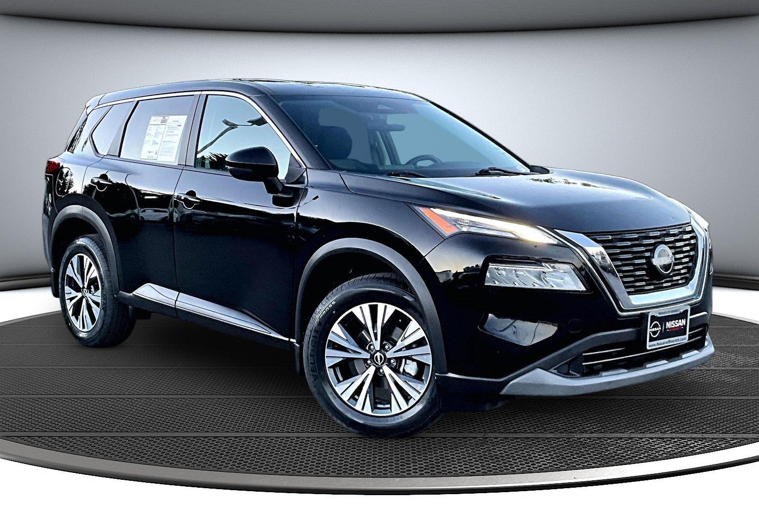 Super Black 2022 Nissan Rogue SUV / Crossover All-Wheel Drive Continuously Variable Transmission