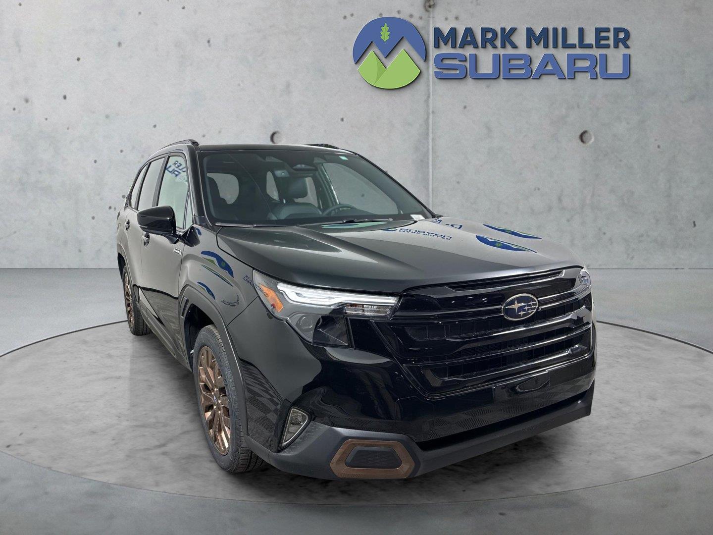 Crystal Black Silica 2026 Subaru Forester Hybrid SUV / Crossover All-Wheel Drive Continuously Variable Transmission