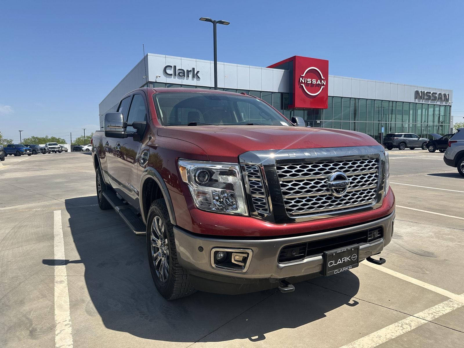Cayenne Red 2018 Nissan Titan Pickup Truck Automatic