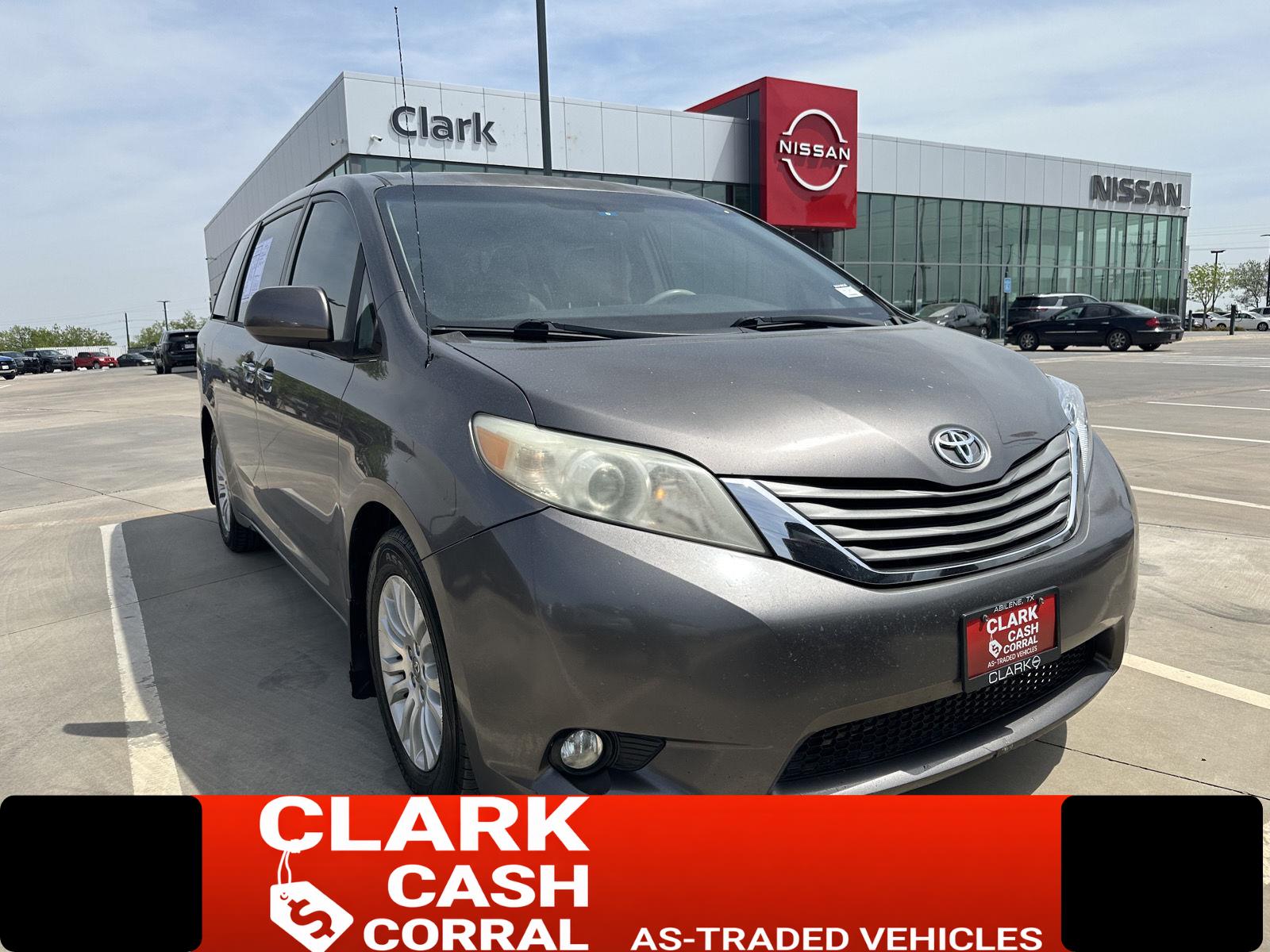 Predawn Gray Mica 2013 Toyota Sienna XLE 7-Passenger Minivan Front-Wheel Drive 6-Speed Automatic