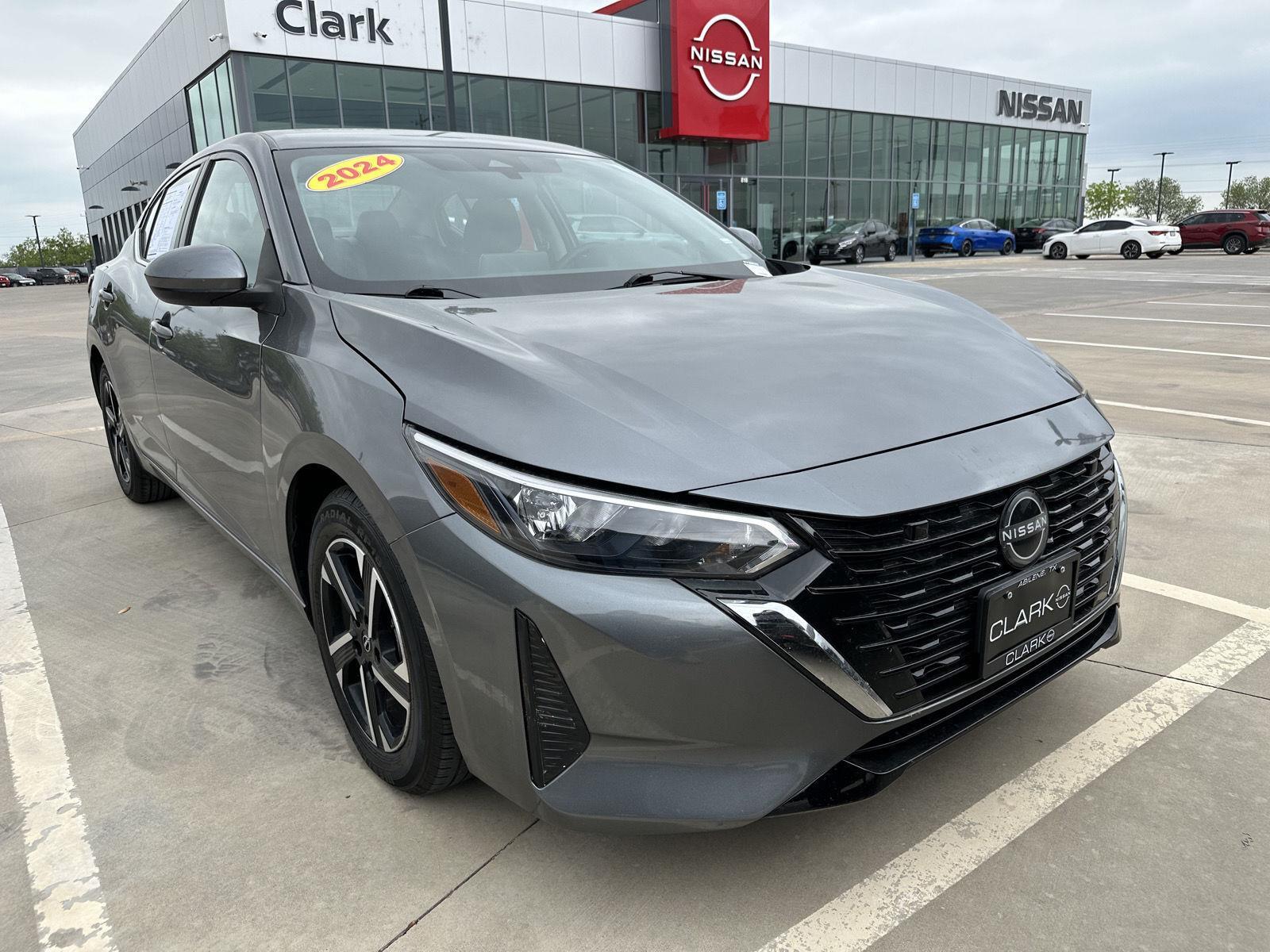 Gray (Gun Metallic) 2024 Nissan Sentra SV FWD Sedan Front-Wheel Drive Continuously Variable Transmission