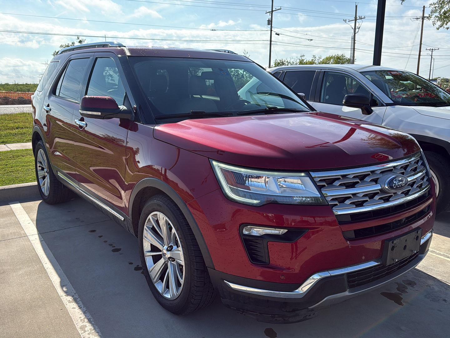 Ruby Red Metallic Tinted Clearcoat 2019 Ford Explorer Limited SUV / Crossover Front-Wheel Drive 6-Speed Automatic