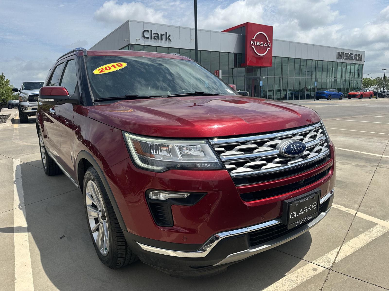 Ruby Red Metallic Tinted Clearcoat 2019 Ford Explorer Limited SUV / Crossover Front-Wheel Drive 6-Speed Automatic