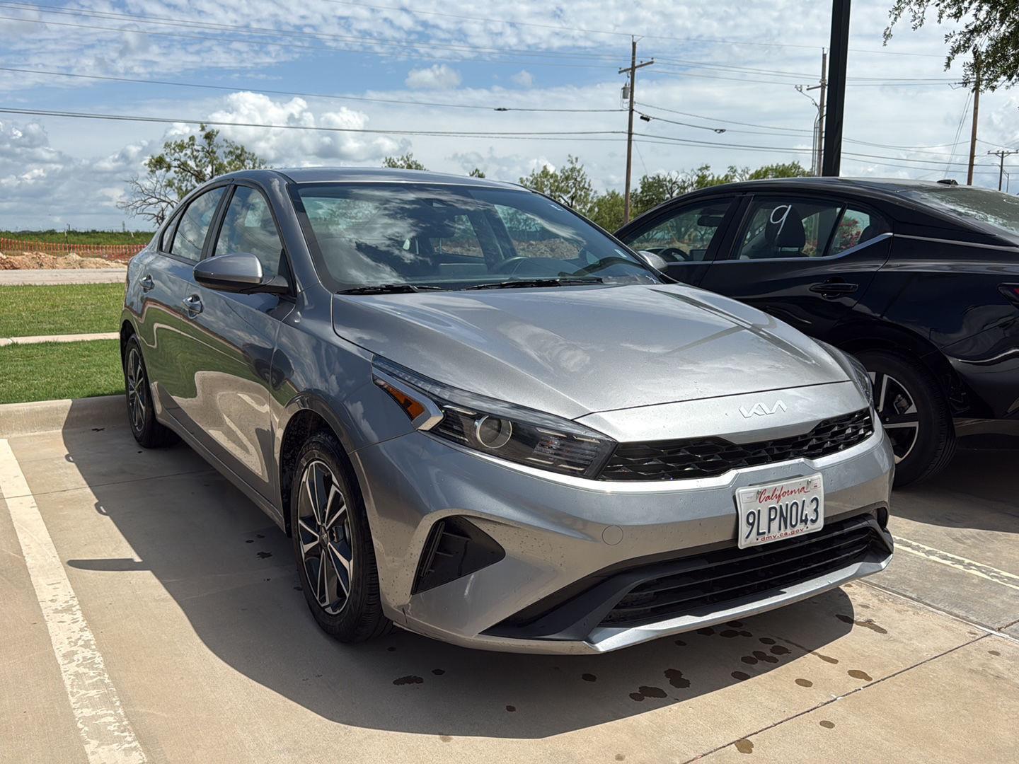 Steel Gray 2024 Kia Forte LXS FWD Sedan Front-Wheel Drive Continuously Variable Transmission