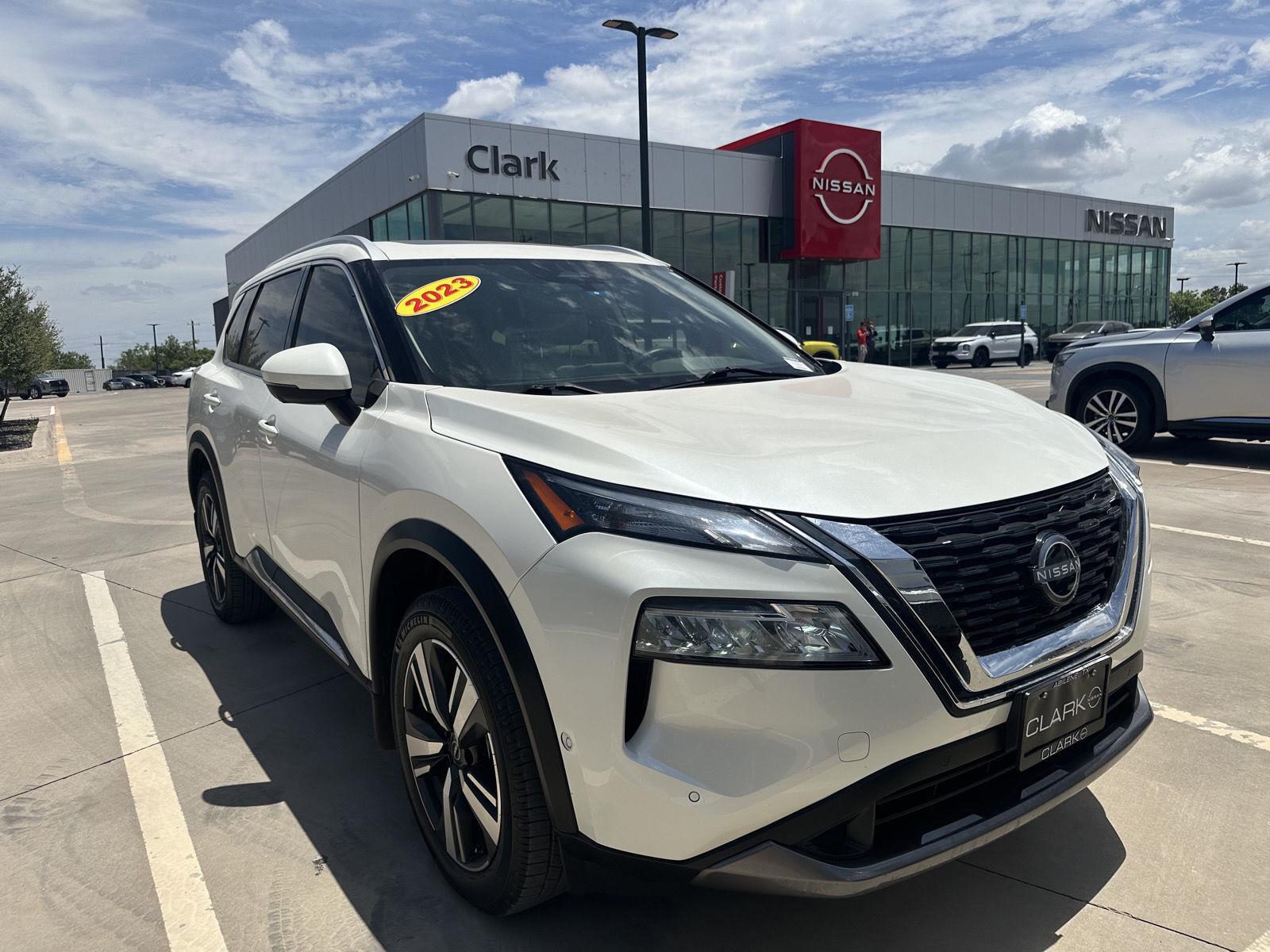 Pearl White TriCoat 2023 Nissan Rogue SUV / Crossover Front-Wheel Drive Continuously Variable Transmission