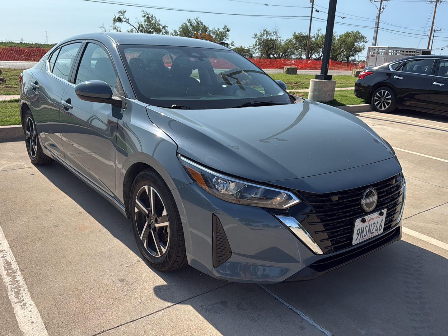 Atlantic Gray Metallic 2024 Nissan Sentra Sedan Front-Wheel Drive Continuously Variable Transmission