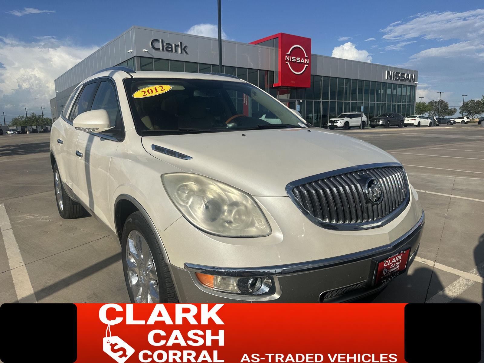 White Diamond Tricoat 2012 Buick Enclave SUV / Crossover Front-Wheel Drive 6-Speed Automatic