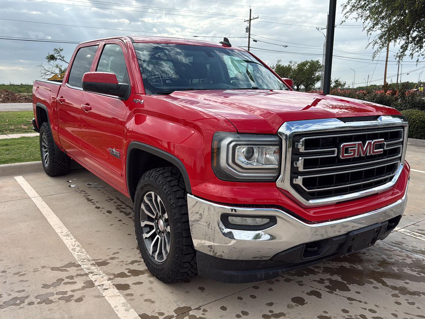 Cardinal Red 2018 GMC Sierra 1500 Pickup Truck Four-Wheel Drive 6-Speed Automatic