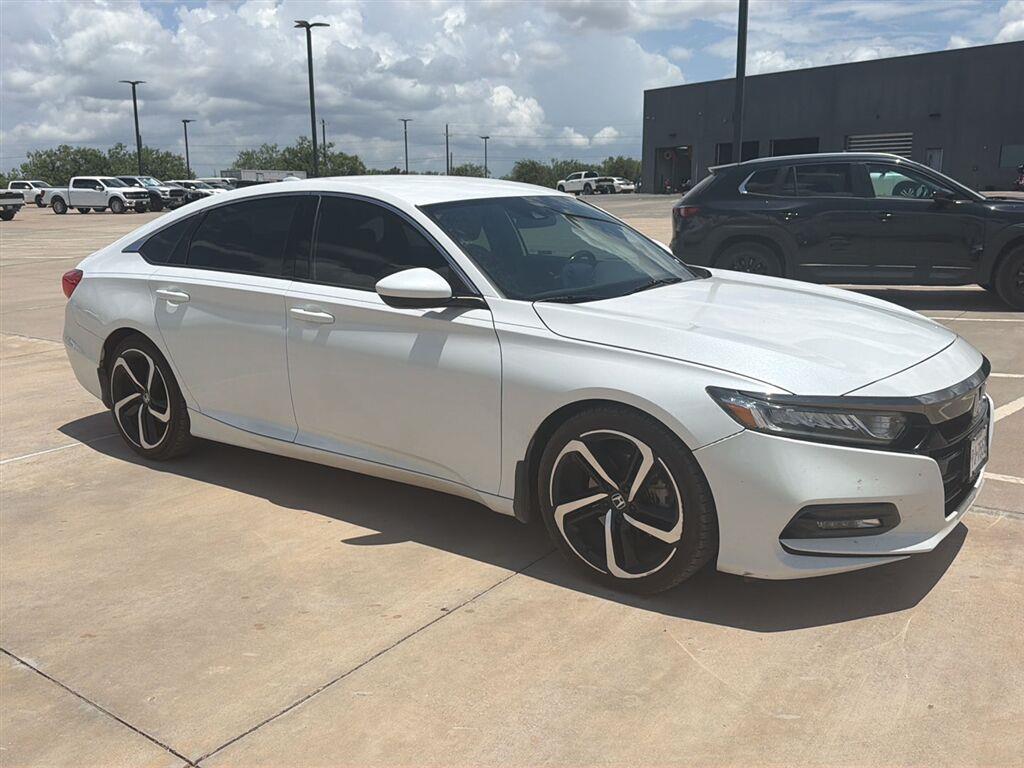 Platinum White Pearl 2020 Honda Accord Sedan Front-Wheel Drive 7-Speed CVT