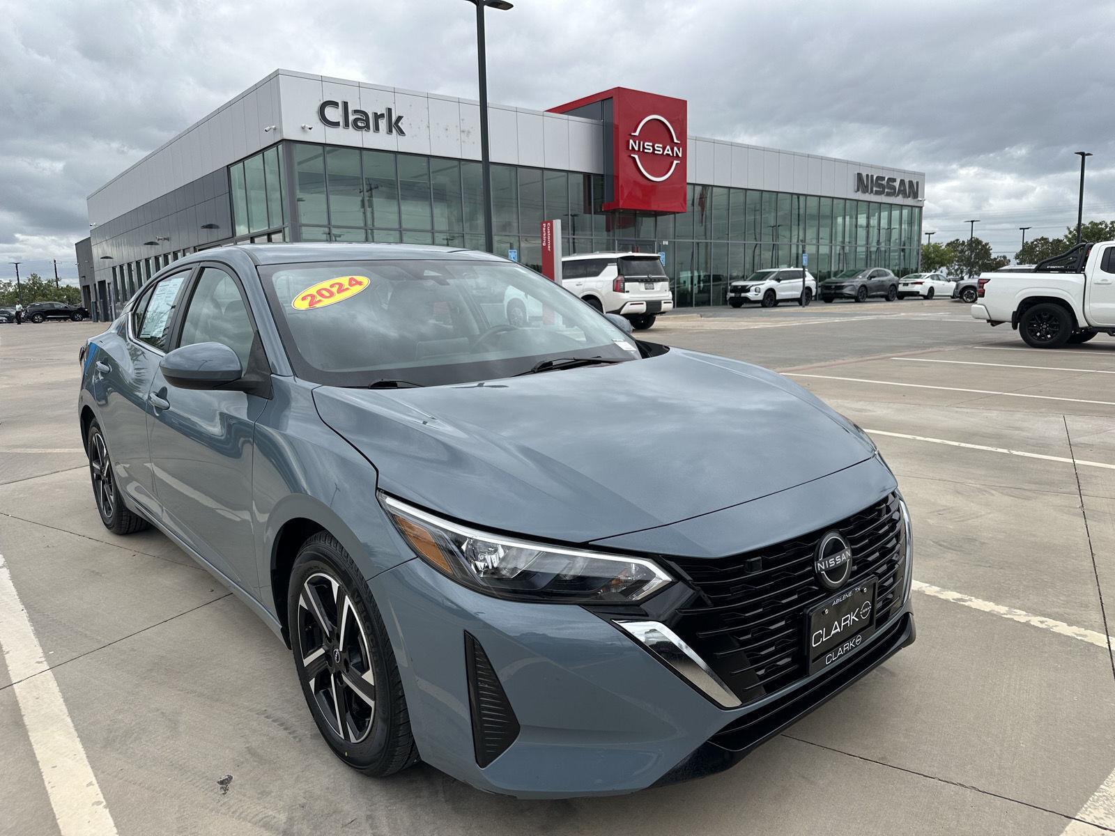 Atlantic Gray Metallic 2024 Nissan Sentra Sedan Front-Wheel Drive Continuously Variable Transmission