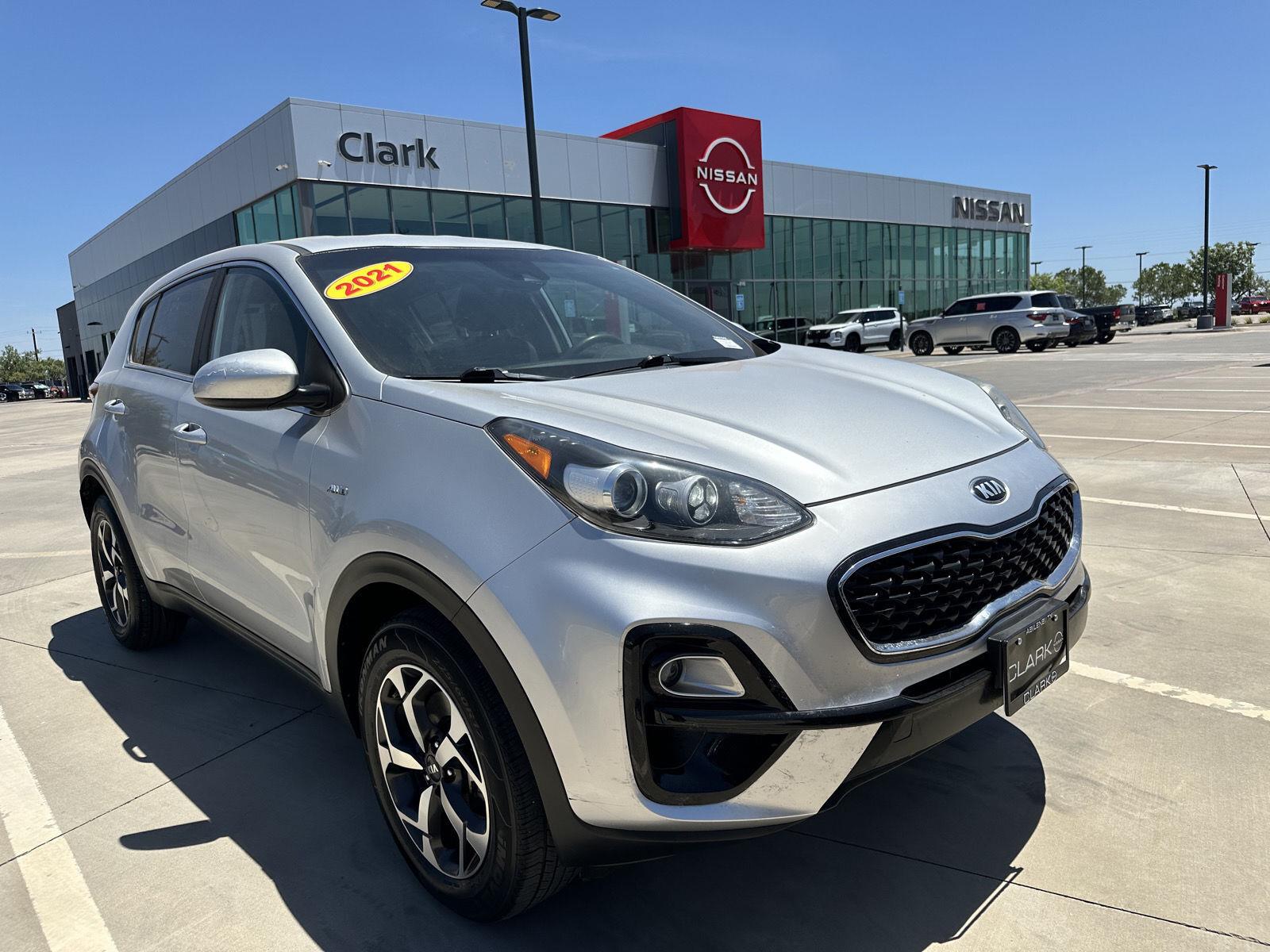Sparkling Silver 2021 Kia Sportage SUV / Crossover All-Wheel Drive 6-Speed Automatic