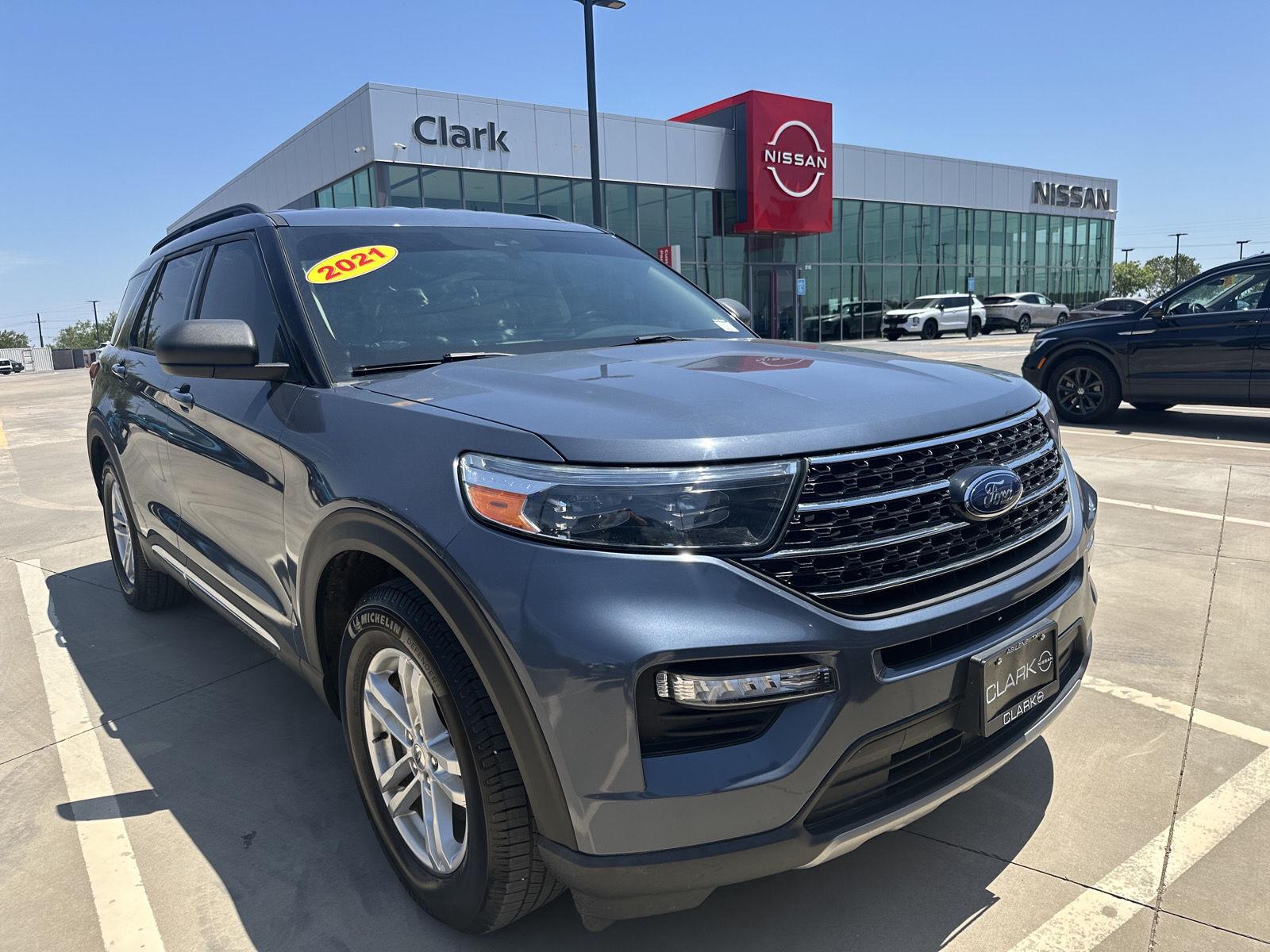 Infinite Blue Metallic Tinted Clearcoat 2021 Ford Explorer SUV / Crossover Rear-Wheel Drive Automatic