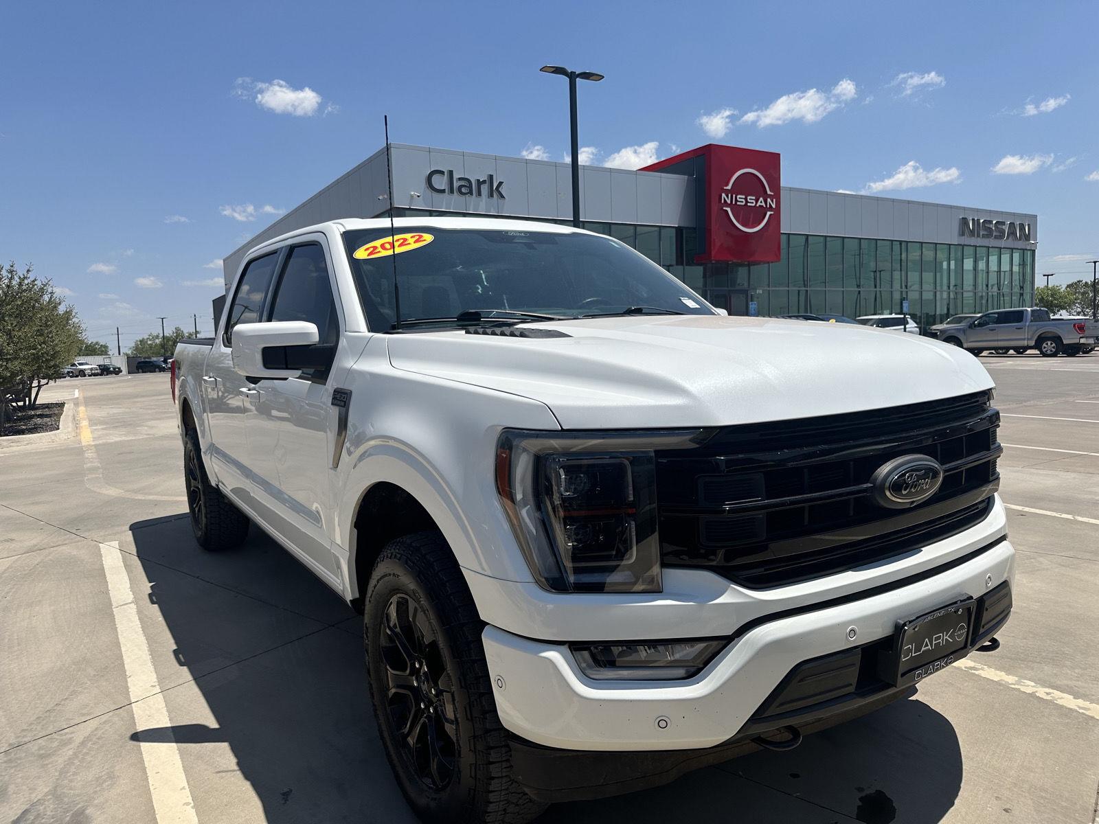 Star White Metallic Tri-Coat 2022 Ford F-150 Pickup Truck Four-Wheel Drive Automatic