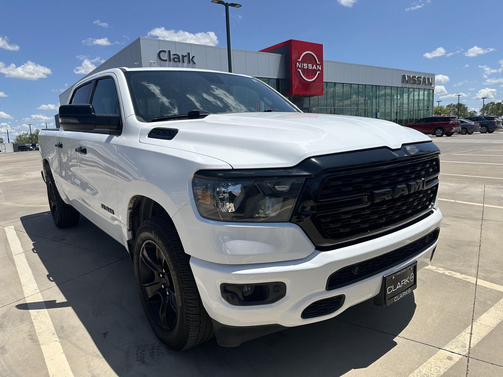 Bright White Clearcoat 2023 RAM 1500 Pickup Truck Four-Wheel Drive 8-Speed Automatic