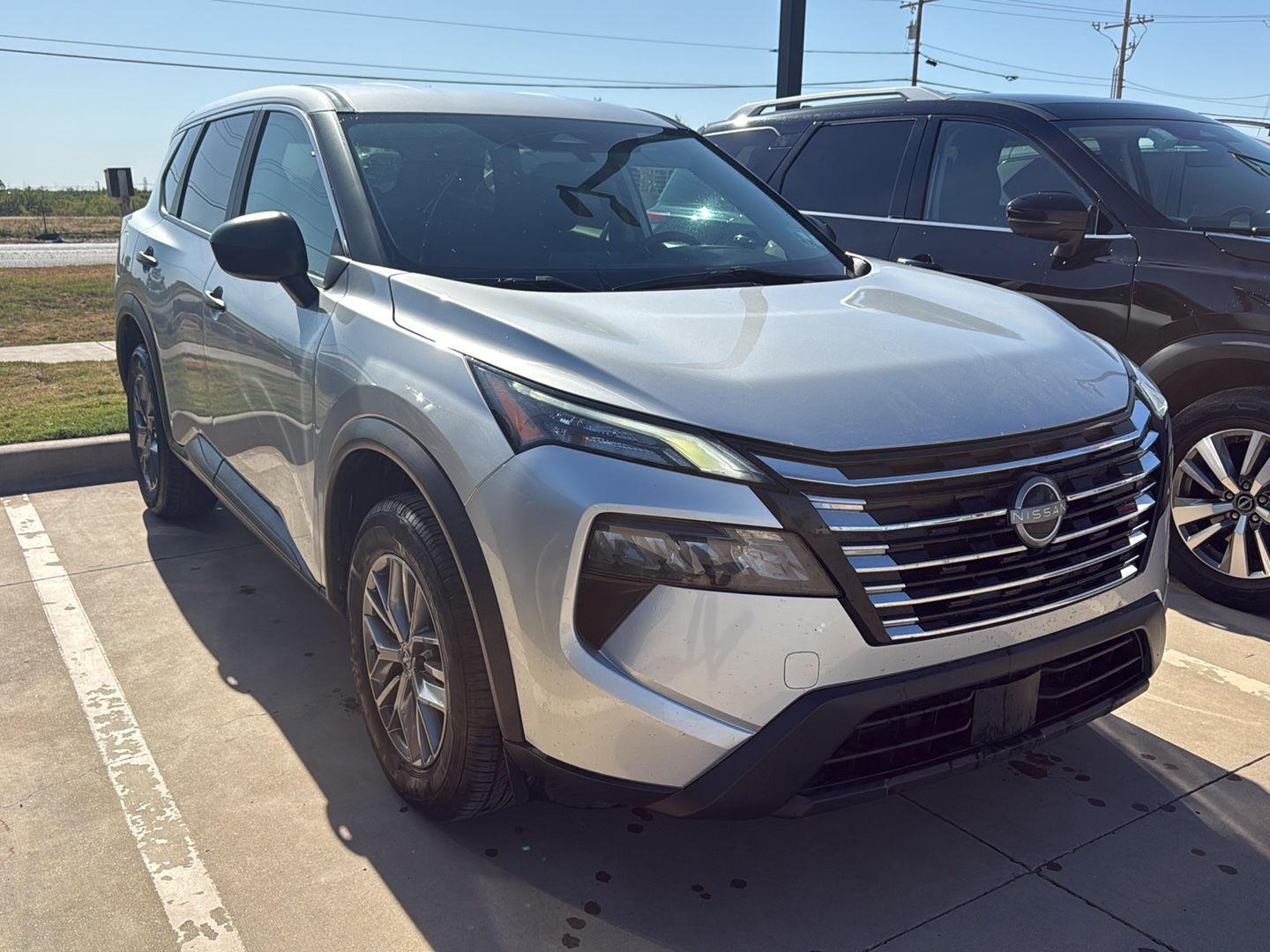Brilliant Silver Metallic 2024 Nissan Rogue SUV / Crossover All-Wheel Drive Continuously Variable Transmission